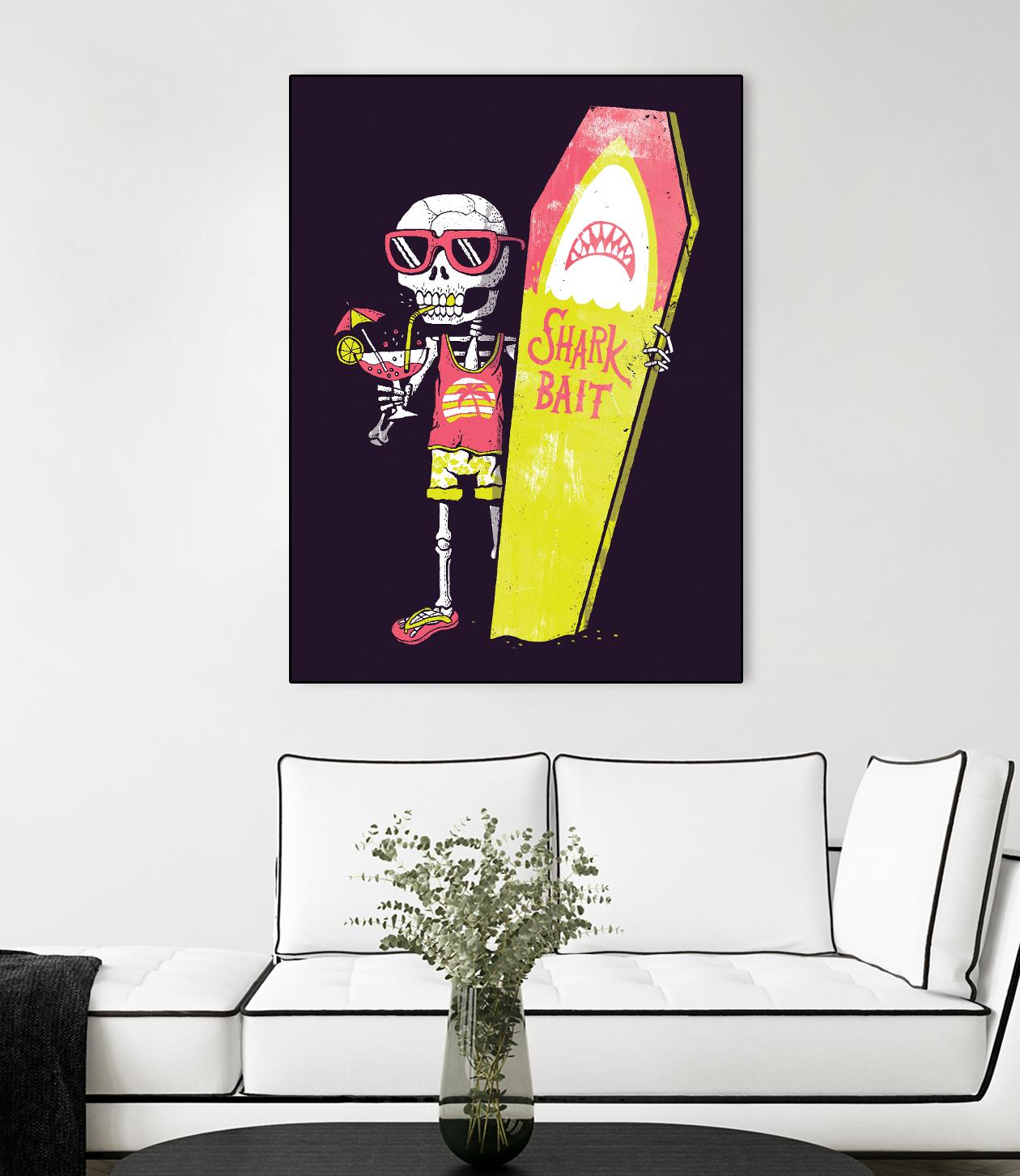 Shark Bait by Michael Buxton on GIANT ART - multicolor urban/pop surrealism; novelty