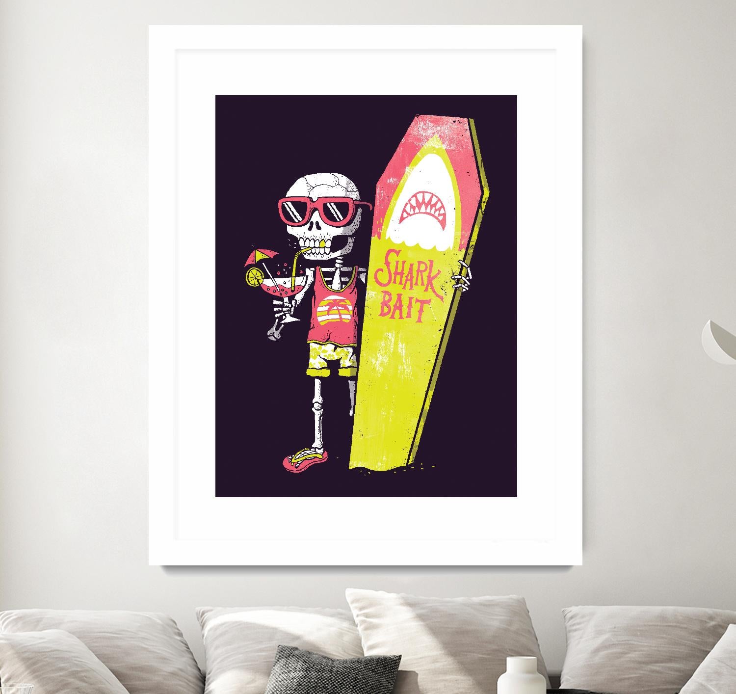 Shark Bait by Michael Buxton on GIANT ART - multicolor urban/pop surrealism; novelty