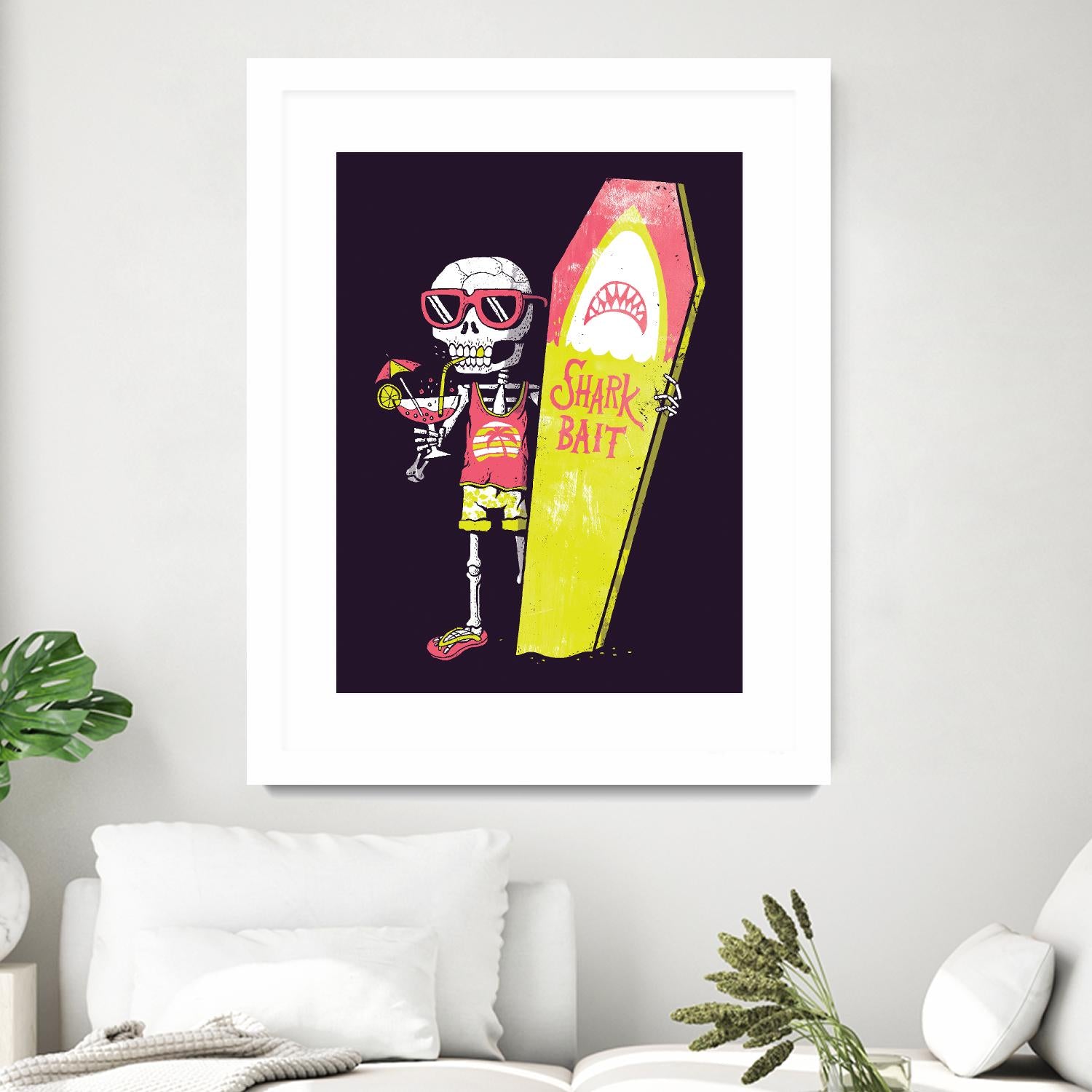 Shark Bait by Michael Buxton on GIANT ART - multicolor urban/pop surrealism; novelty