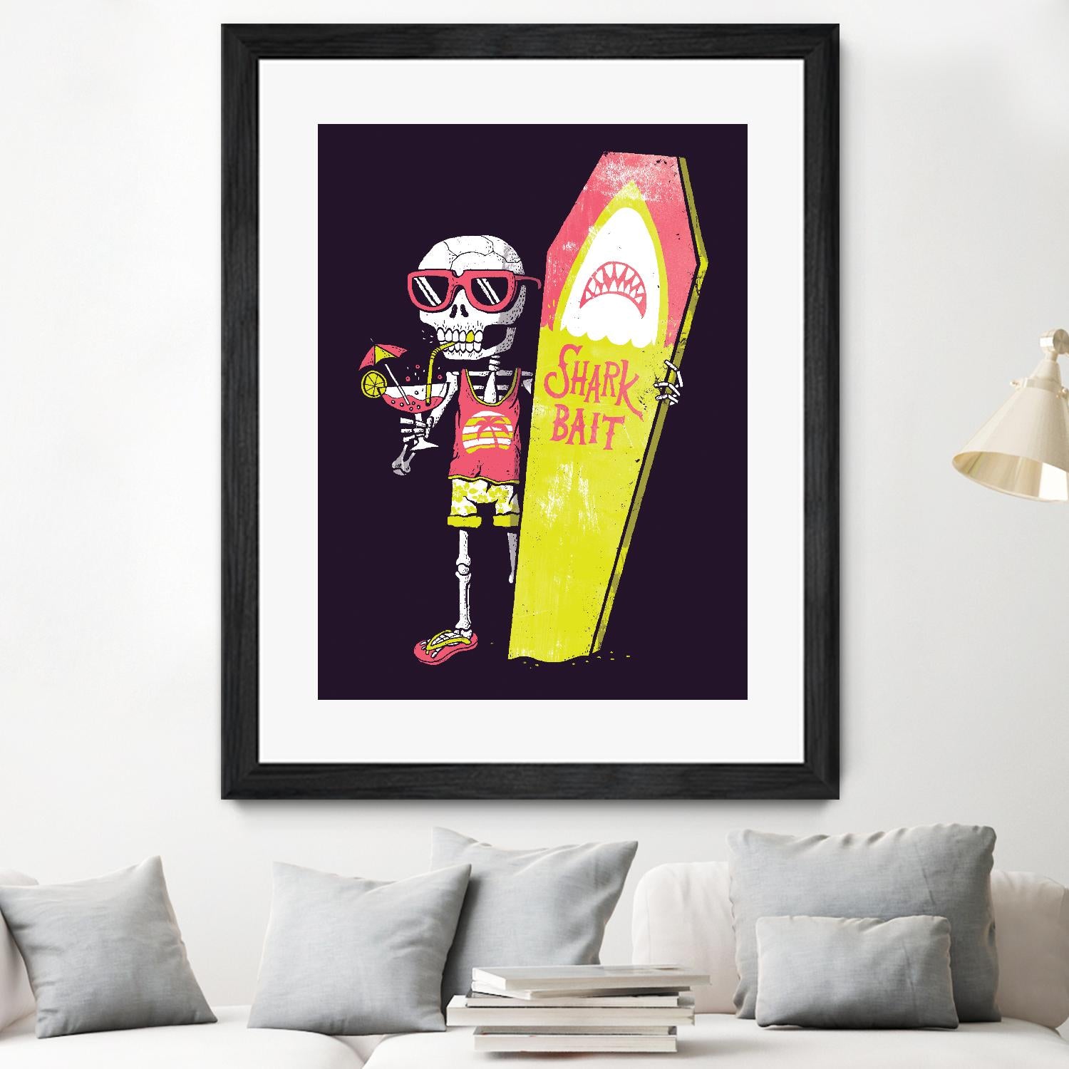 Shark Bait by Michael Buxton on GIANT ART - multicolor urban/pop surrealism; novelty