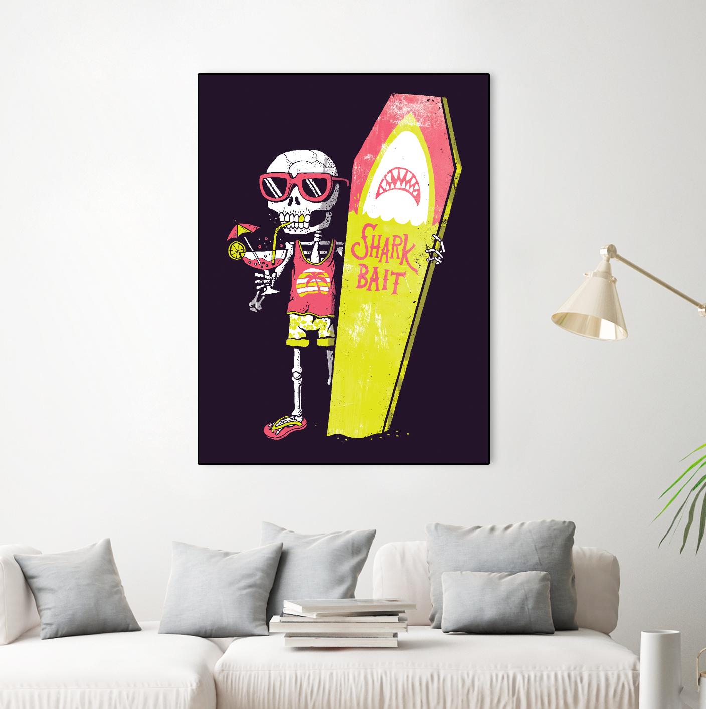 Shark Bait by Michael Buxton on GIANT ART - multicolor urban/pop surrealism; novelty