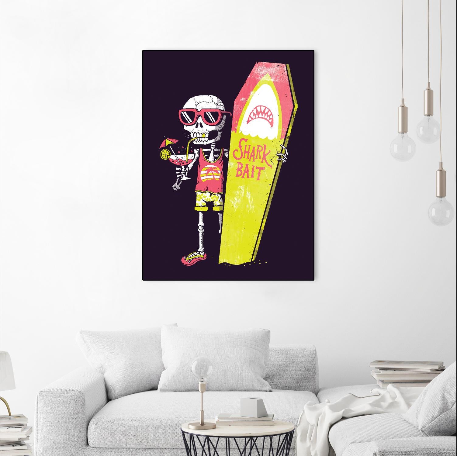 Shark Bait by Michael Buxton on GIANT ART - multicolor urban/pop surrealism; novelty