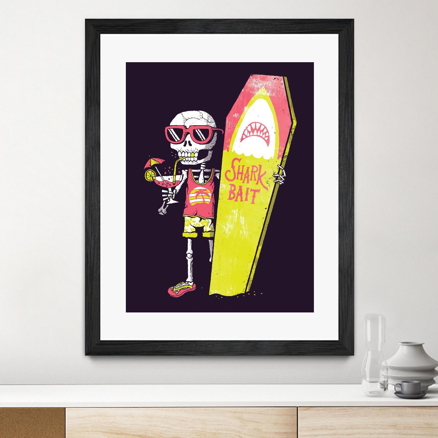 Shark Bait by Michael Buxton on GIANT ART - multicolor urban/pop surrealism; novelty