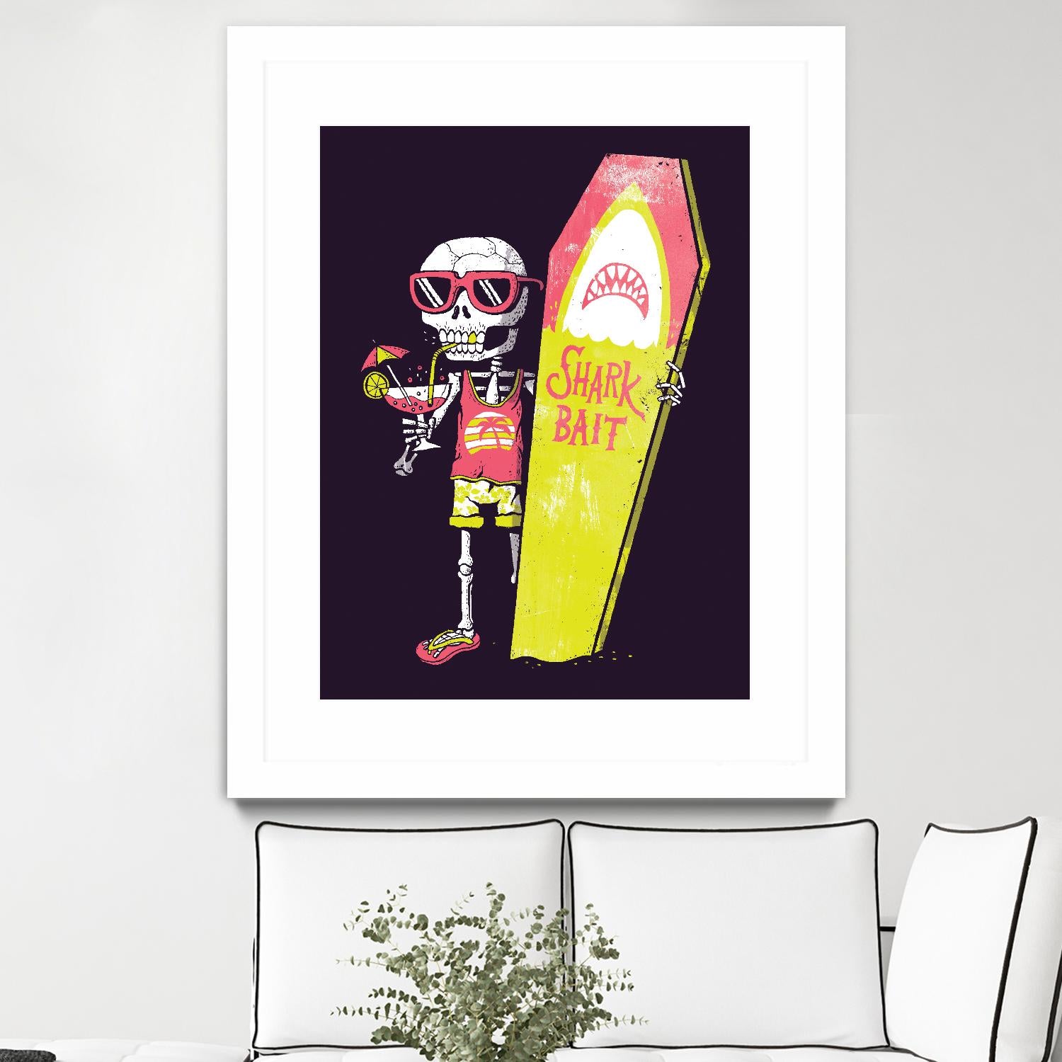 Shark Bait by Michael Buxton on GIANT ART - multicolor urban/pop surrealism; novelty