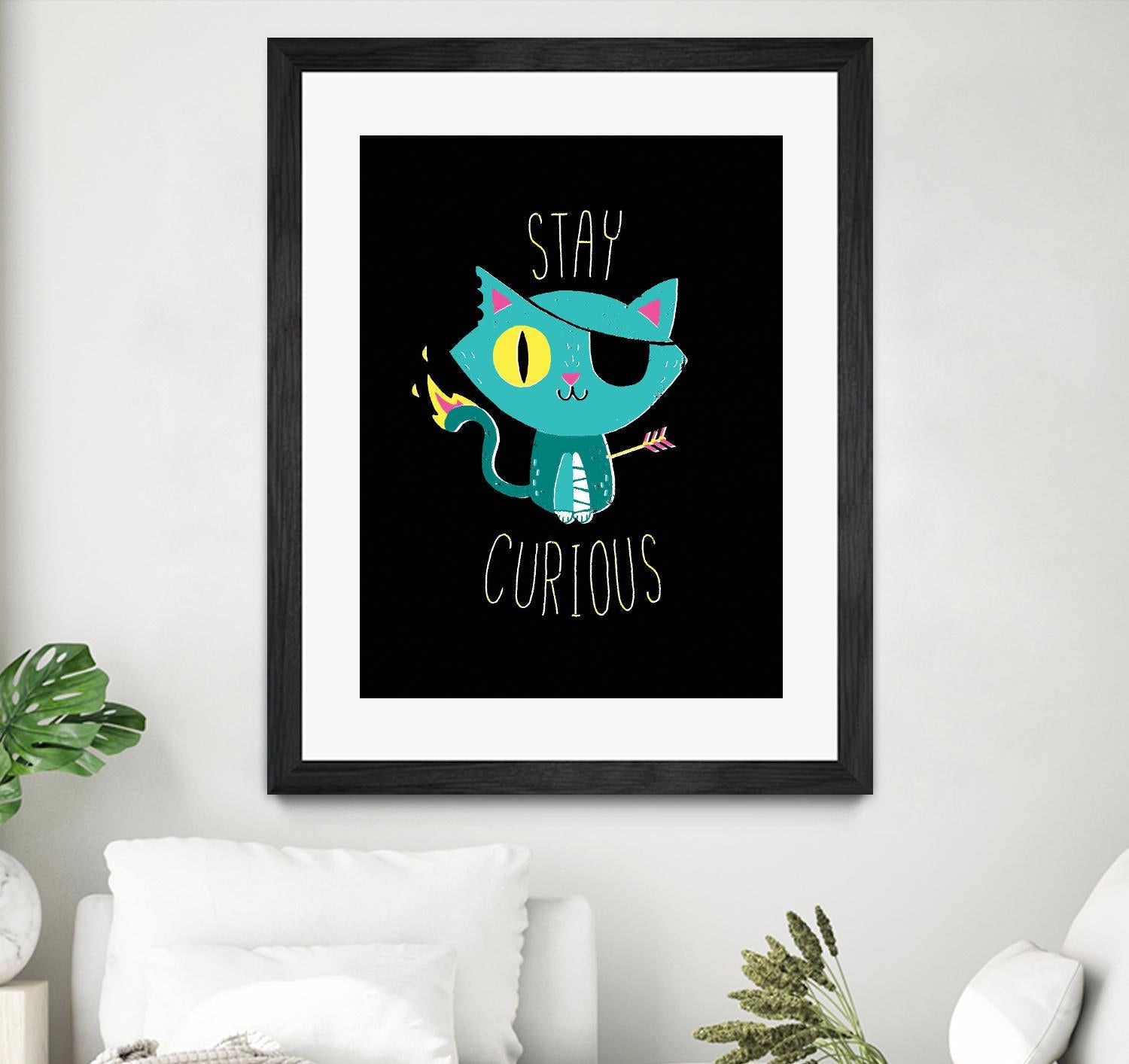 Stay Curious by Michael Buxton on GIANT ART - multicolor urban/pop surrealism; novelty; inspirational