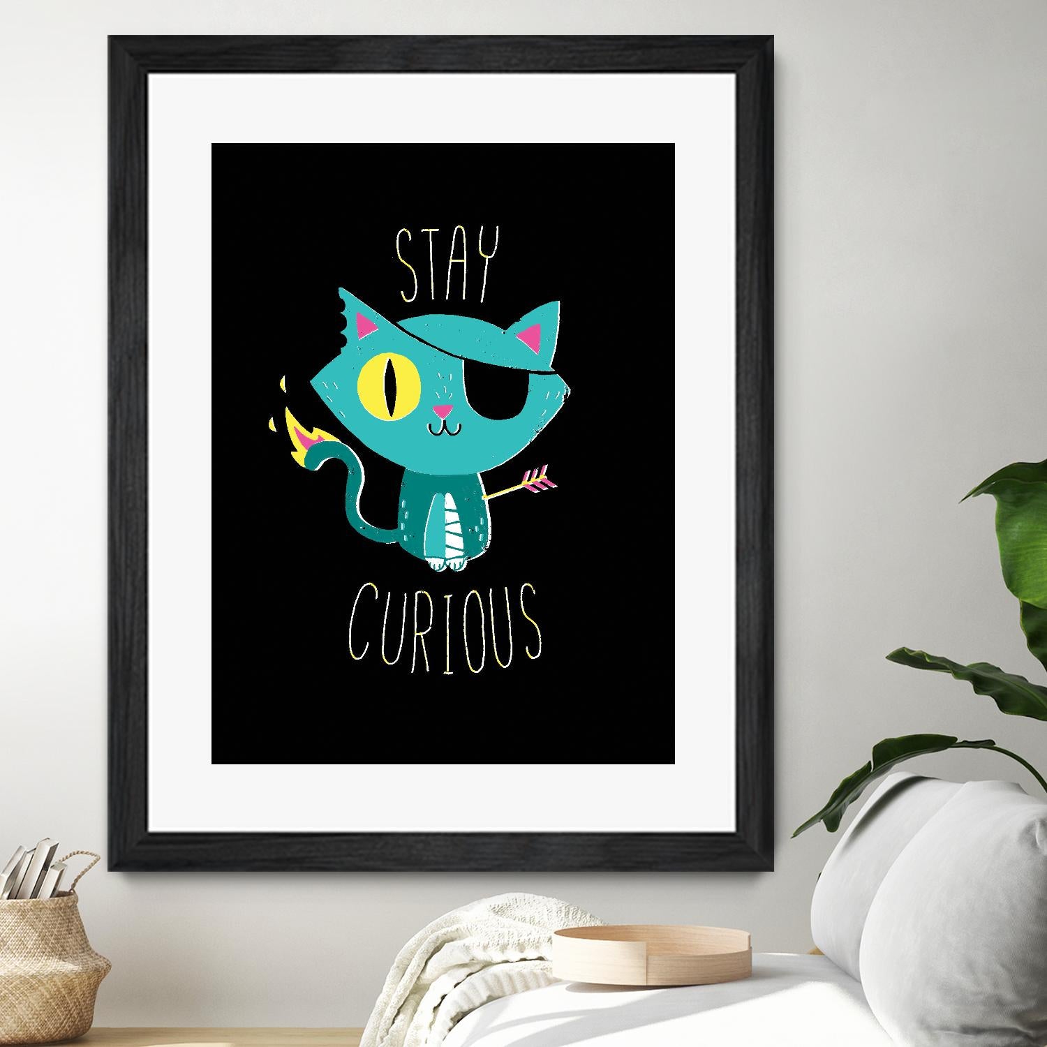 Stay Curious by Michael Buxton on GIANT ART - multicolor urban/pop surrealism; novelty; inspirational
