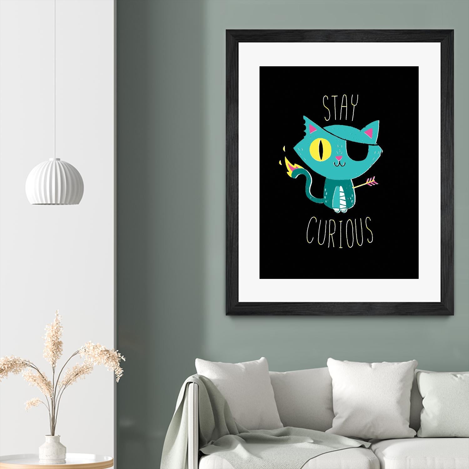 Stay Curious by Michael Buxton on GIANT ART - multicolor urban/pop surrealism; novelty; inspirational