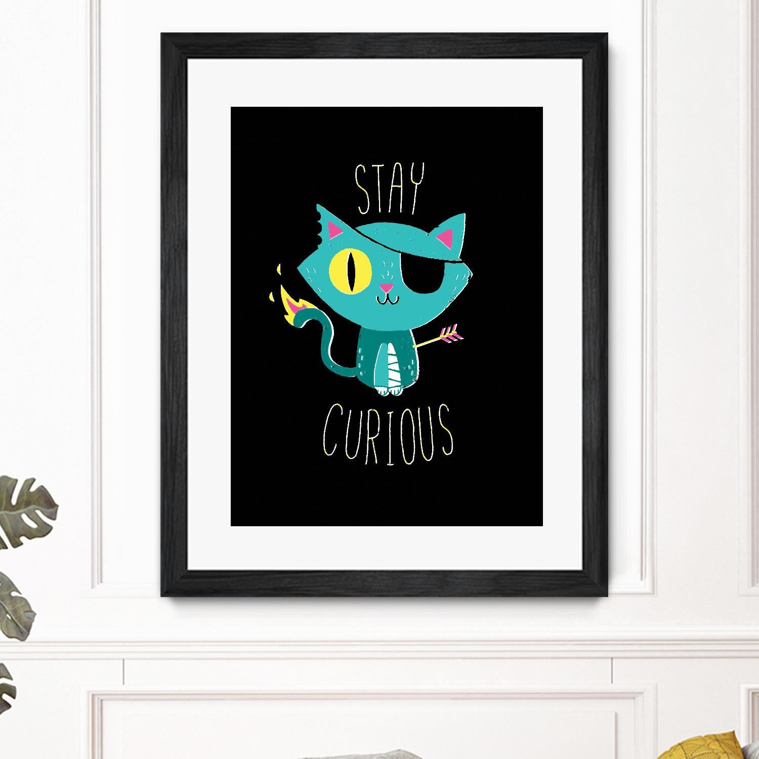 Stay Curious by Michael Buxton on GIANT ART - multicolor urban/pop surrealism; novelty; inspirational