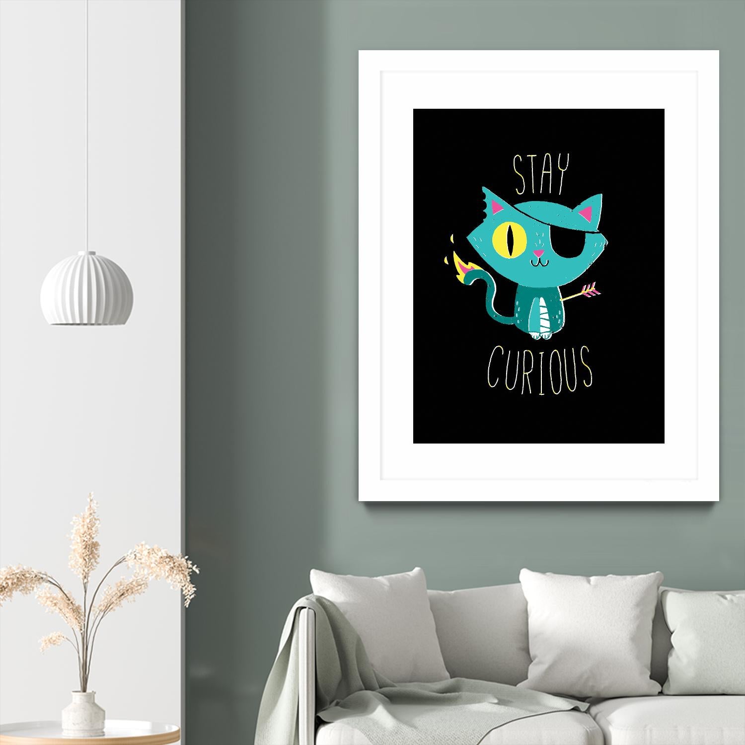 Stay Curious by Michael Buxton on GIANT ART - multicolor urban/pop surrealism; novelty; inspirational