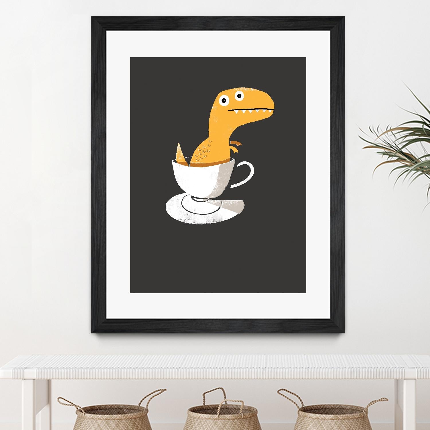Tea Rex by Michael Buxton on GIANT ART - multicolor urban/pop surrealism; novelty