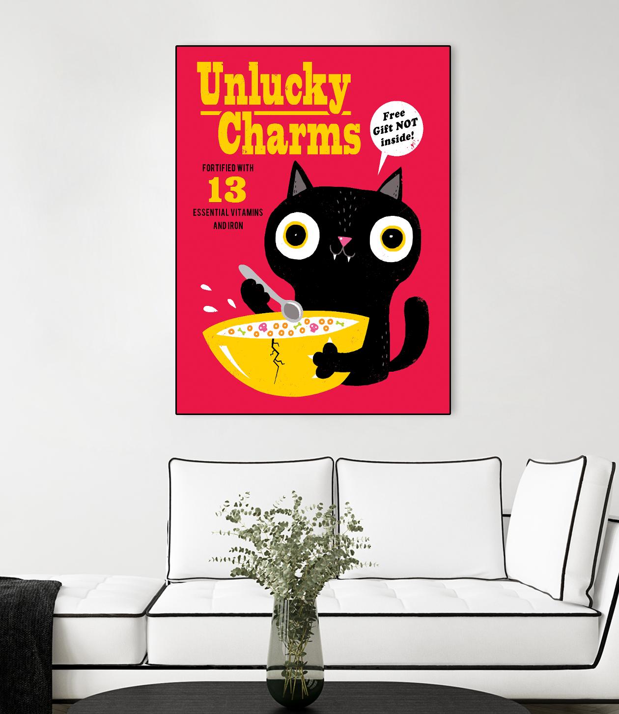Unlucky Charms by Michael Buxton on GIANT ART - multicolor urban/pop surrealism; novelty; children; cuisine