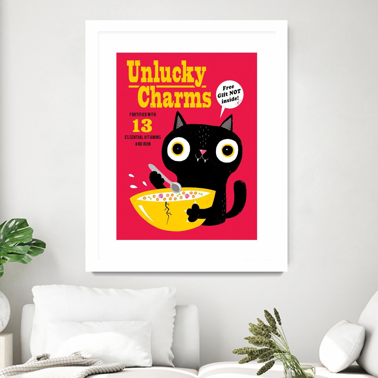 Unlucky Charms by Michael Buxton on GIANT ART - multicolor urban/pop surrealism; novelty; children; cuisine