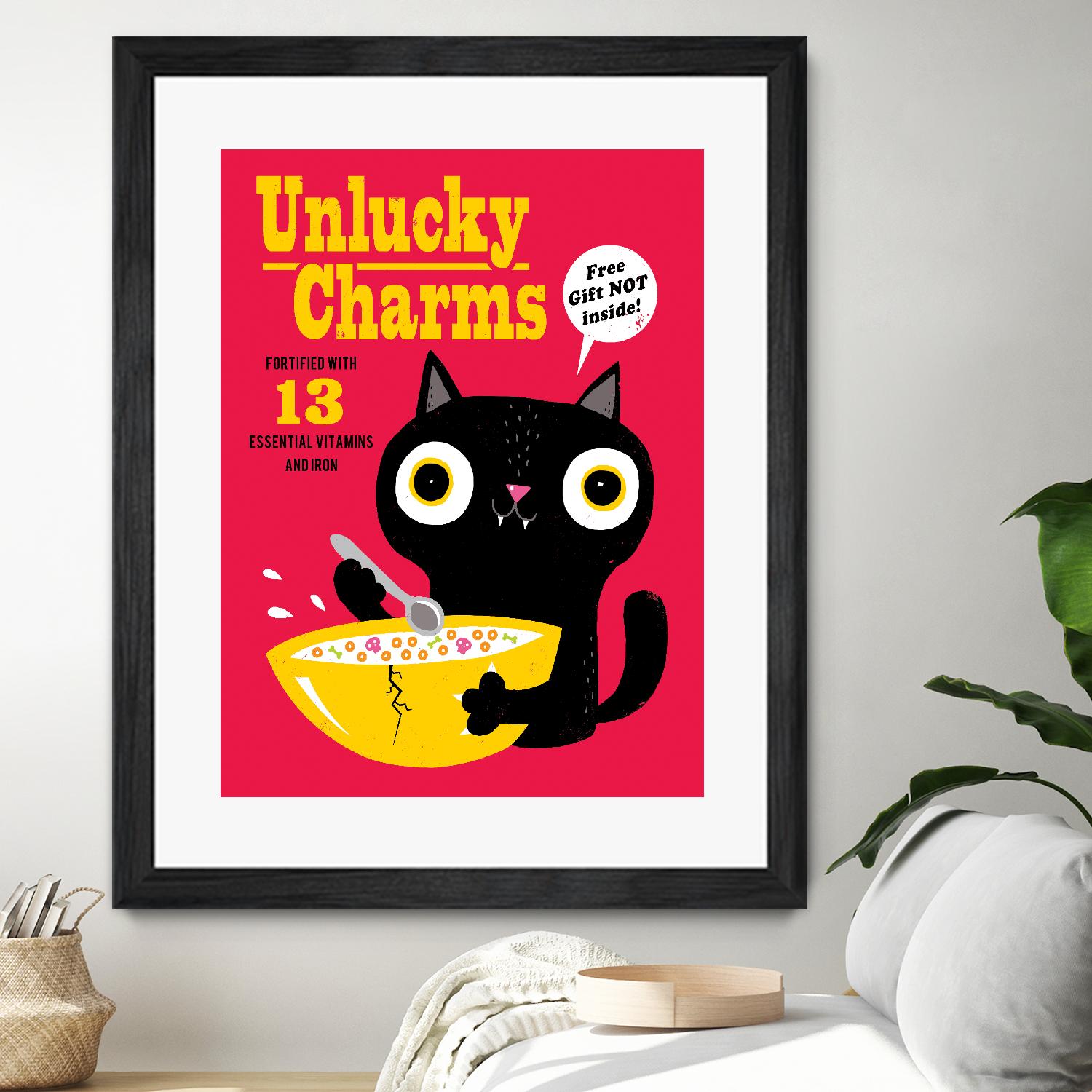 Unlucky Charms by Michael Buxton on GIANT ART - multicolor urban/pop surrealism; novelty; children; cuisine