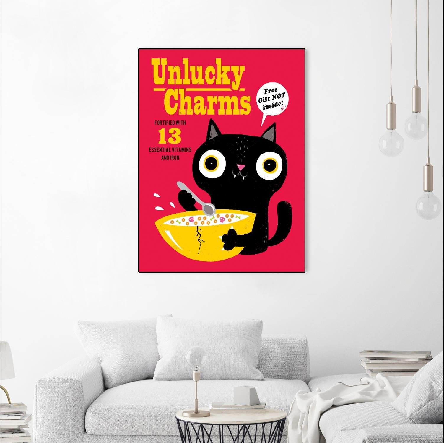 Unlucky Charms by Michael Buxton on GIANT ART - multicolor urban/pop surrealism; novelty; children; cuisine