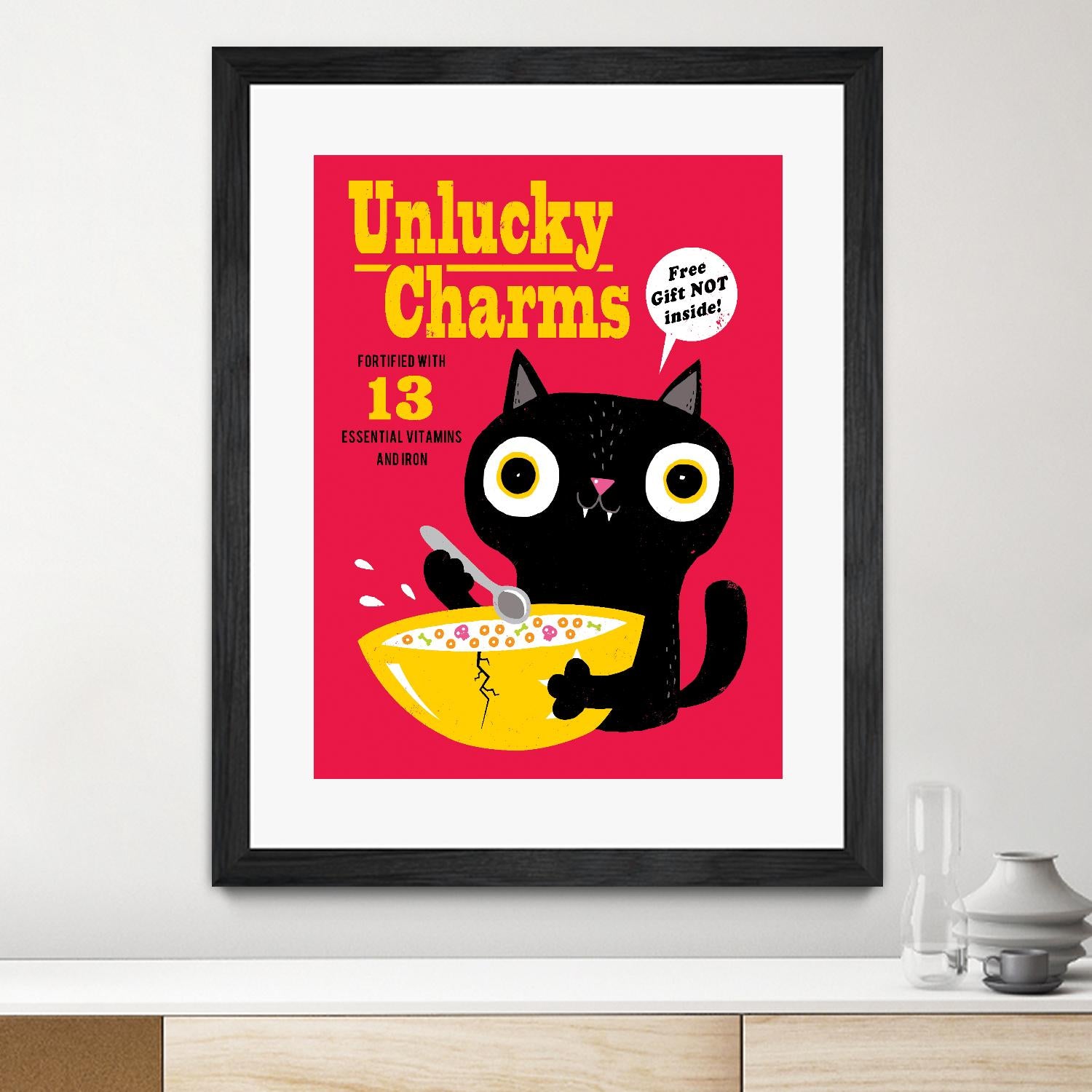 Unlucky Charms by Michael Buxton on GIANT ART - multicolor urban/pop surrealism; novelty; children; cuisine