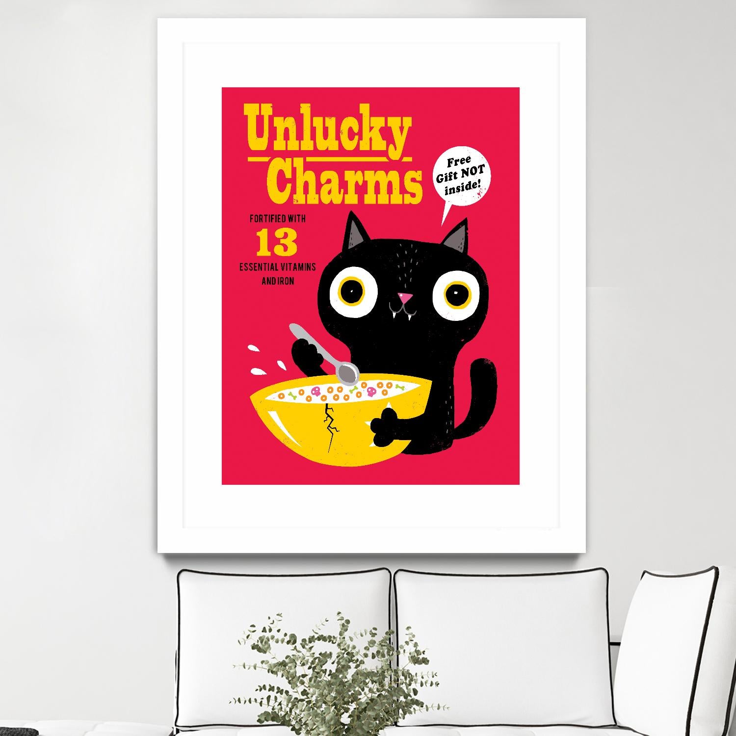 Unlucky Charms by Michael Buxton on GIANT ART - multicolor urban/pop surrealism; novelty; children; cuisine