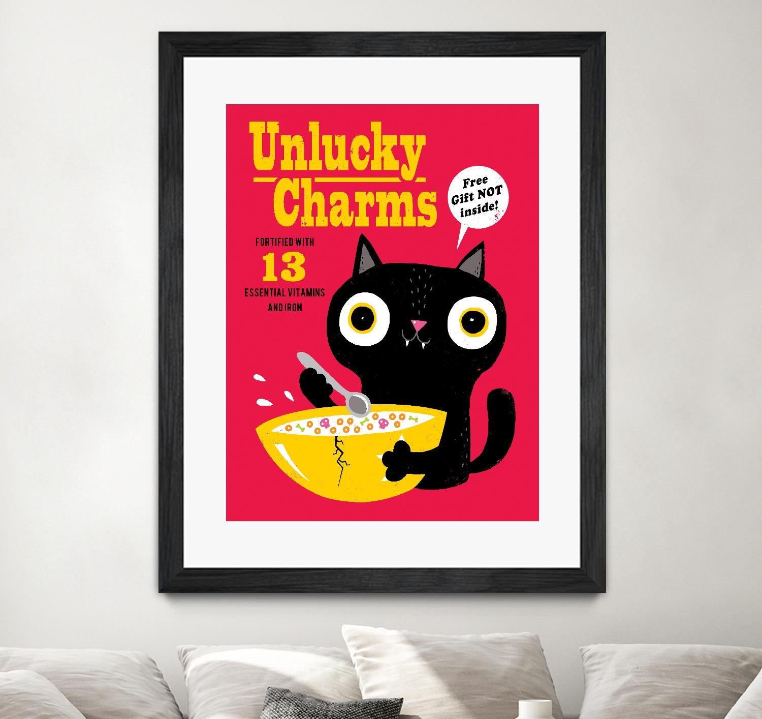 Unlucky Charms by Michael Buxton on GIANT ART - multicolor urban/pop surrealism; novelty; children; cuisine