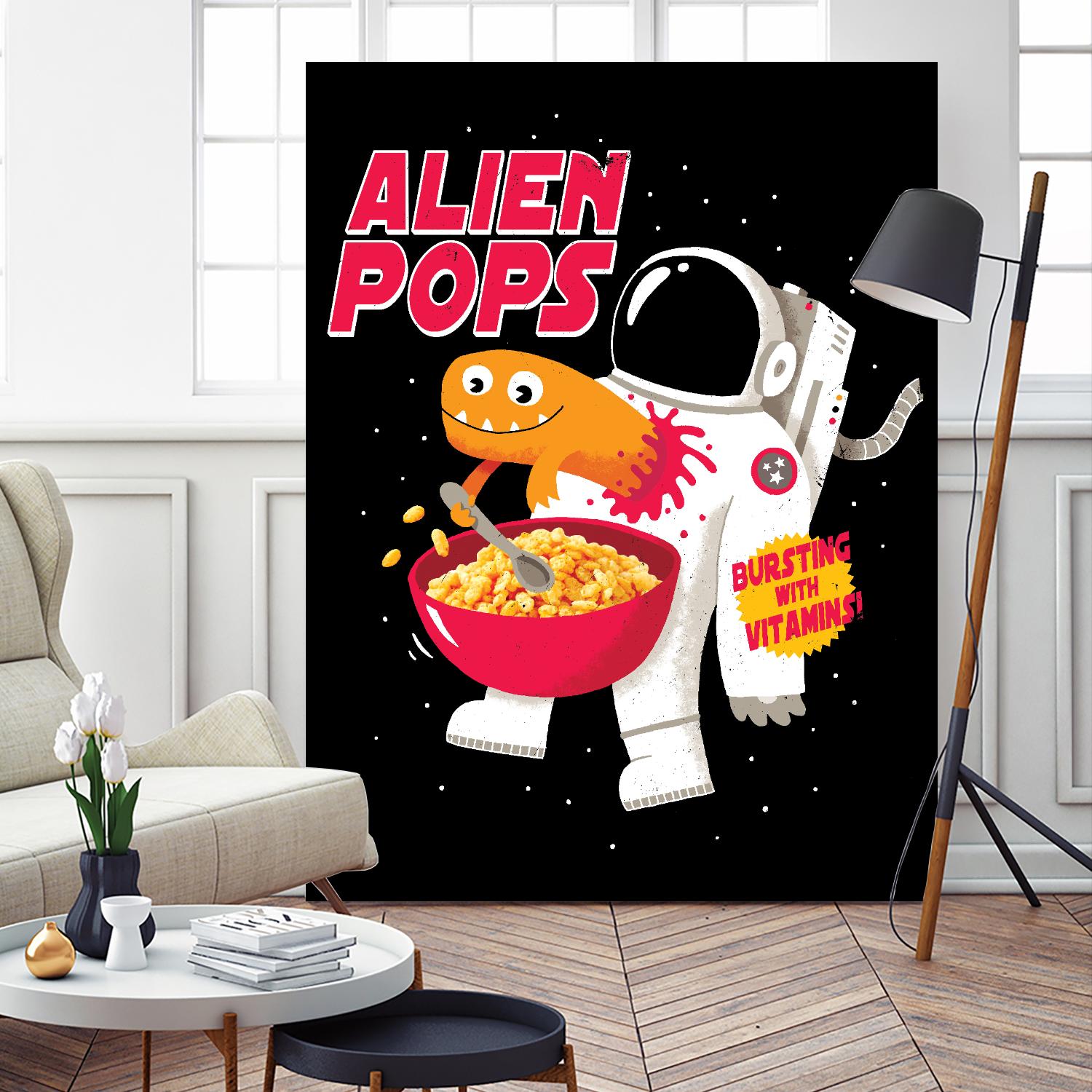 Alien Pops by Michael Buxton on GIANT ART - multicolor urban/pop surrealism; novelty; children; cuisine