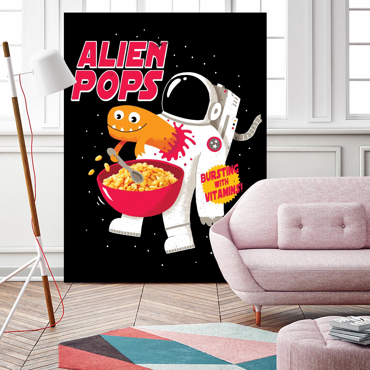 Alien Pops by Michael Buxton on GIANT ART - multicolor urban/pop surrealism; novelty; children; cuisine