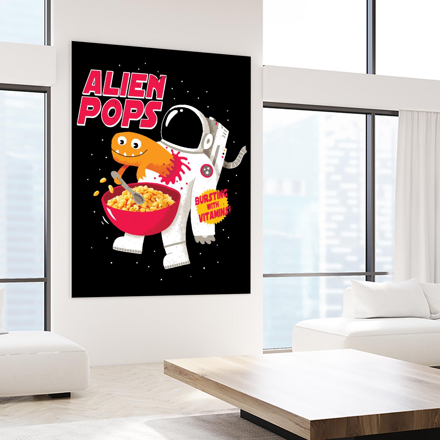 Alien Pops by Michael Buxton on GIANT ART - multicolor urban/pop surrealism; novelty; children; cuisine