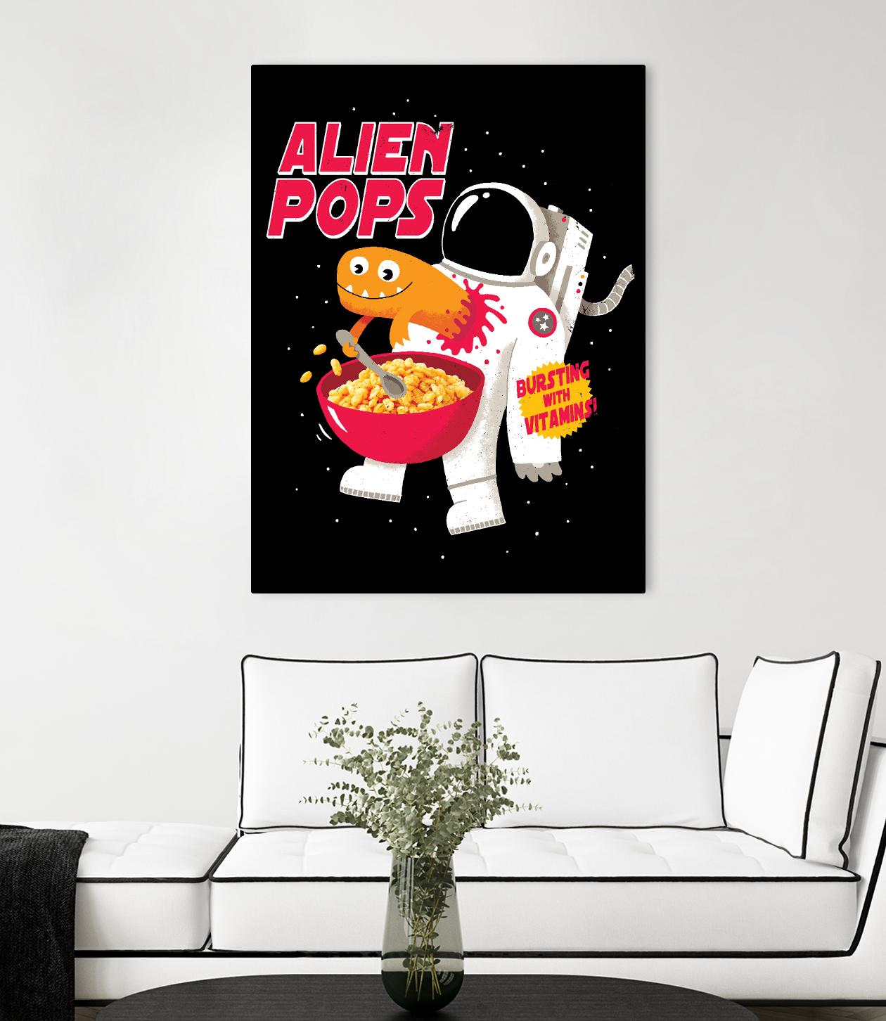 Alien Pops by Michael Buxton on GIANT ART - multicolor urban/pop surrealism; novelty; children; cuisine