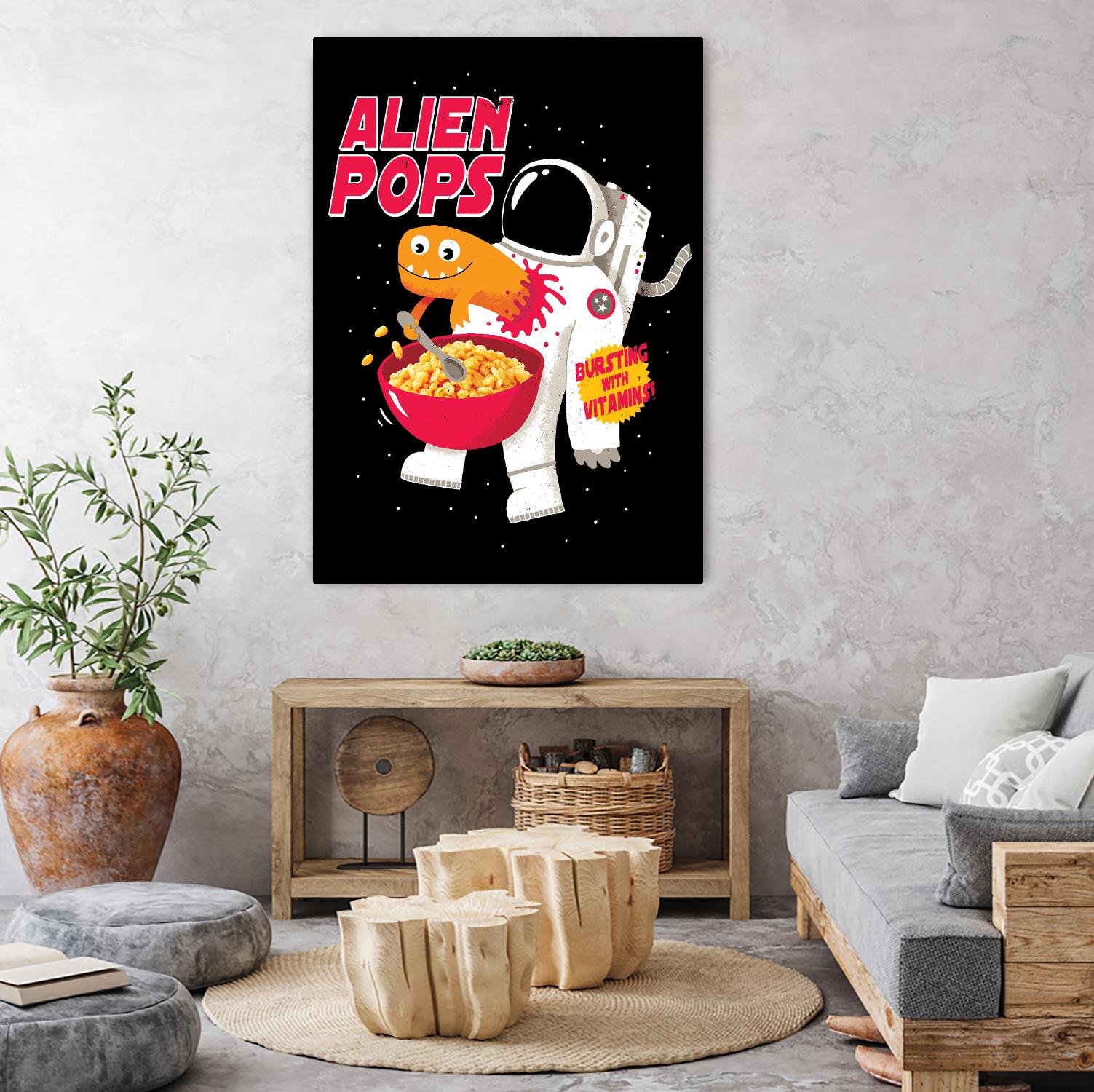 Alien Pops by Michael Buxton on GIANT ART - multicolor urban/pop surrealism; novelty; children; cuisine