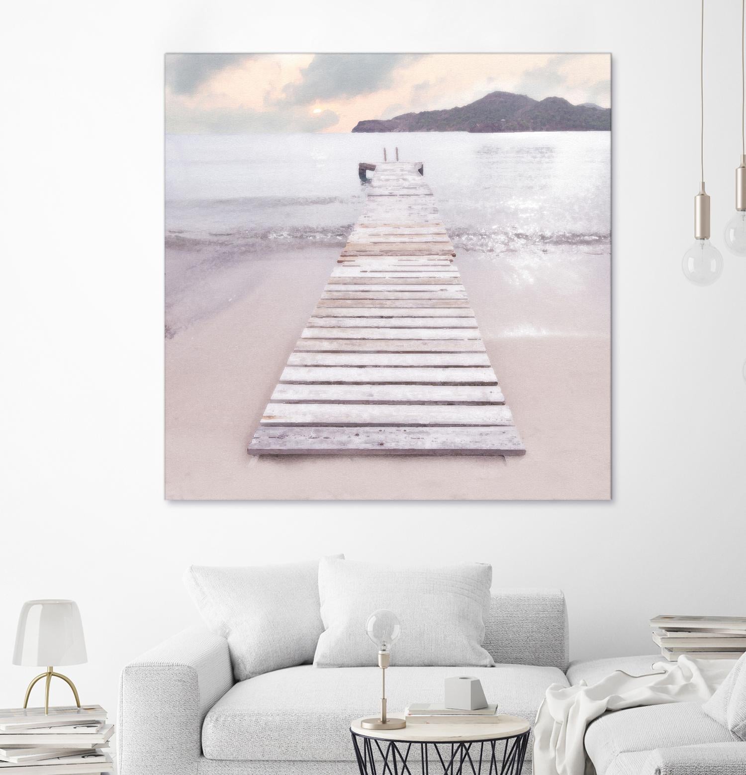 Zen No. 6 by Noah Bay on GIANT ART - multi coastal, landscapes, beaches, docks/piers, ocean