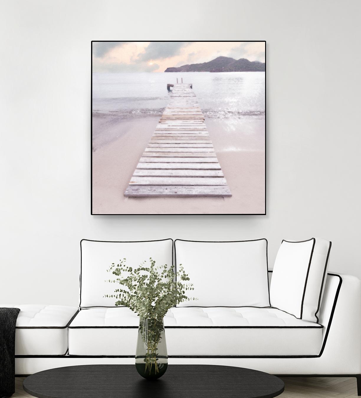 Zen No. 6 by Noah Bay on GIANT ART - multi coastal, landscapes, beaches, docks/piers, ocean