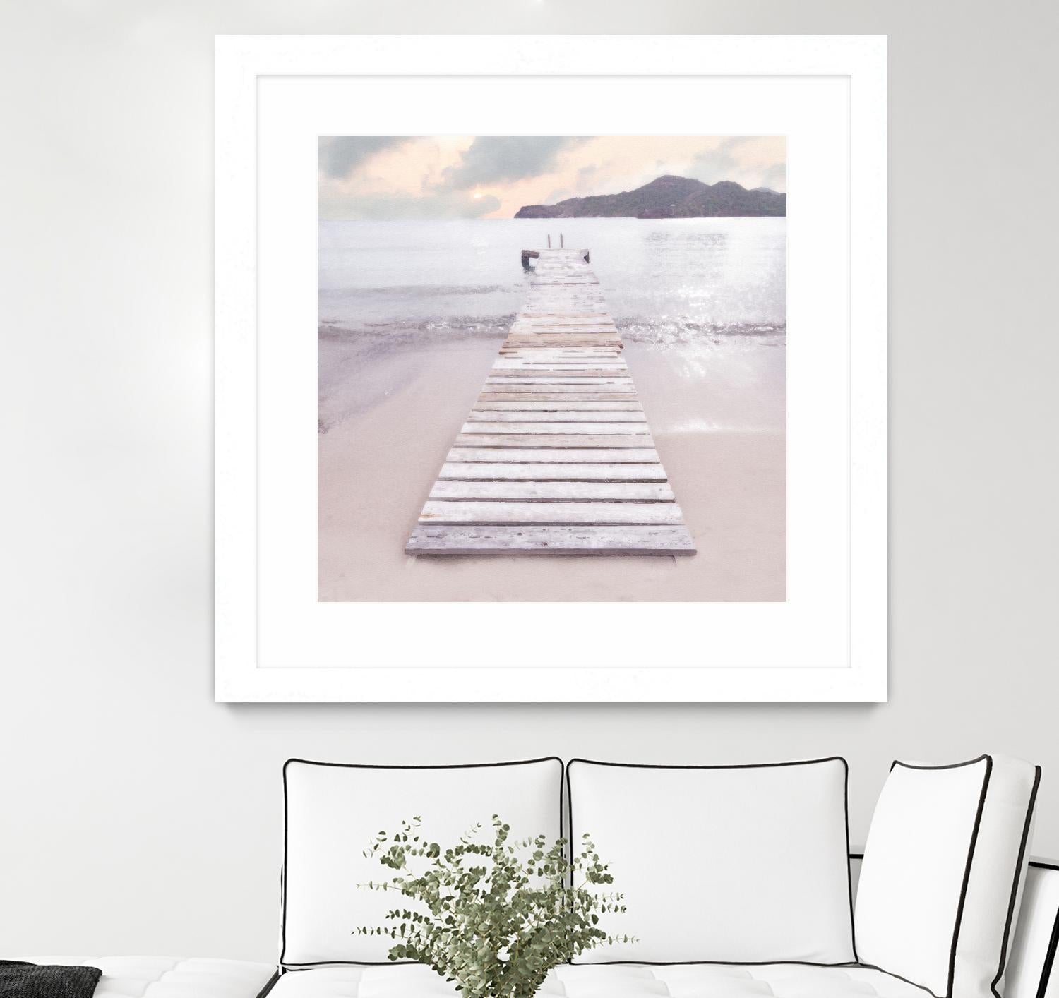 Zen No. 6 by Noah Bay on GIANT ART - multi coastal, landscapes, beaches, docks/piers, ocean