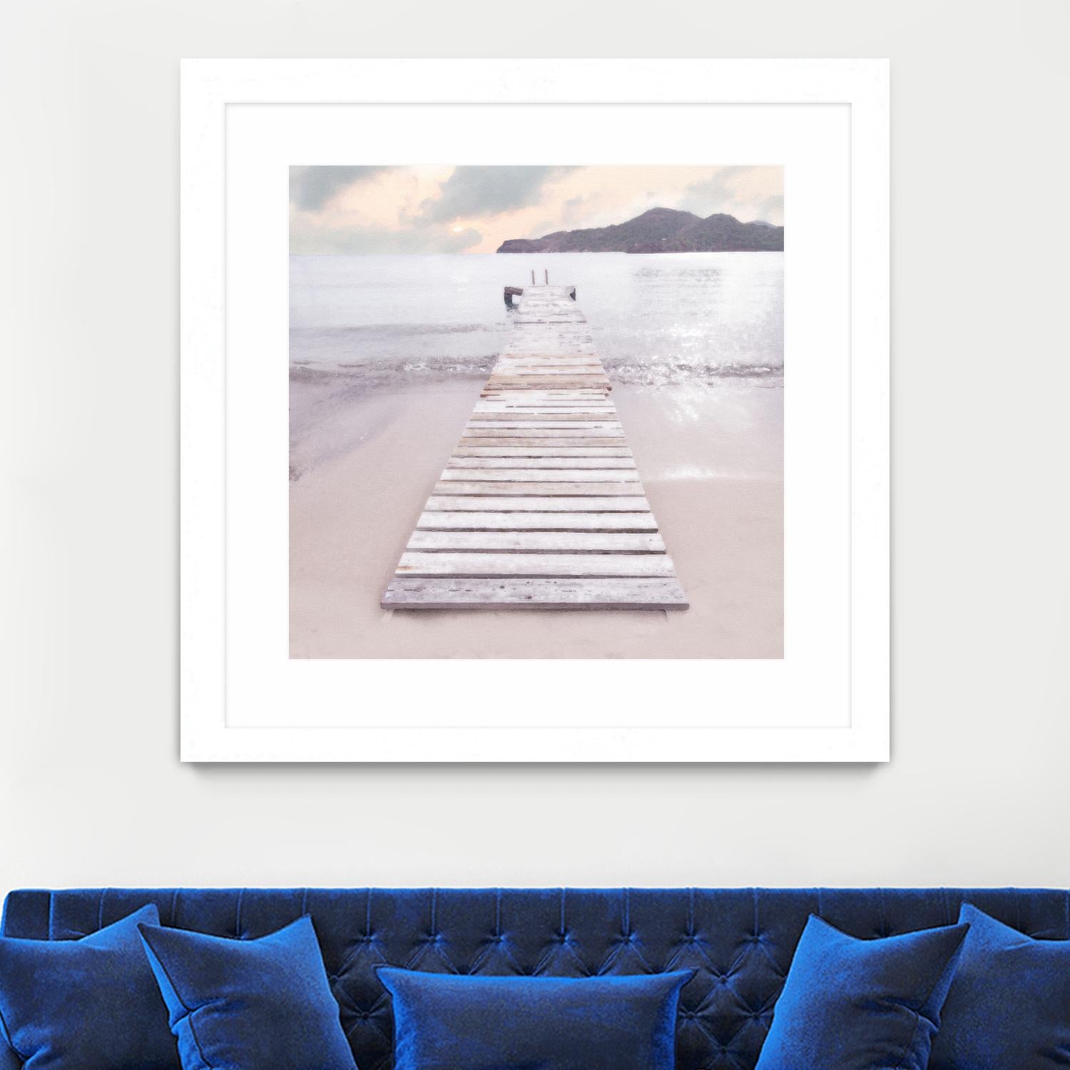 Zen No. 6 by Noah Bay on GIANT ART - multi coastal, landscapes, beaches, docks/piers, ocean
