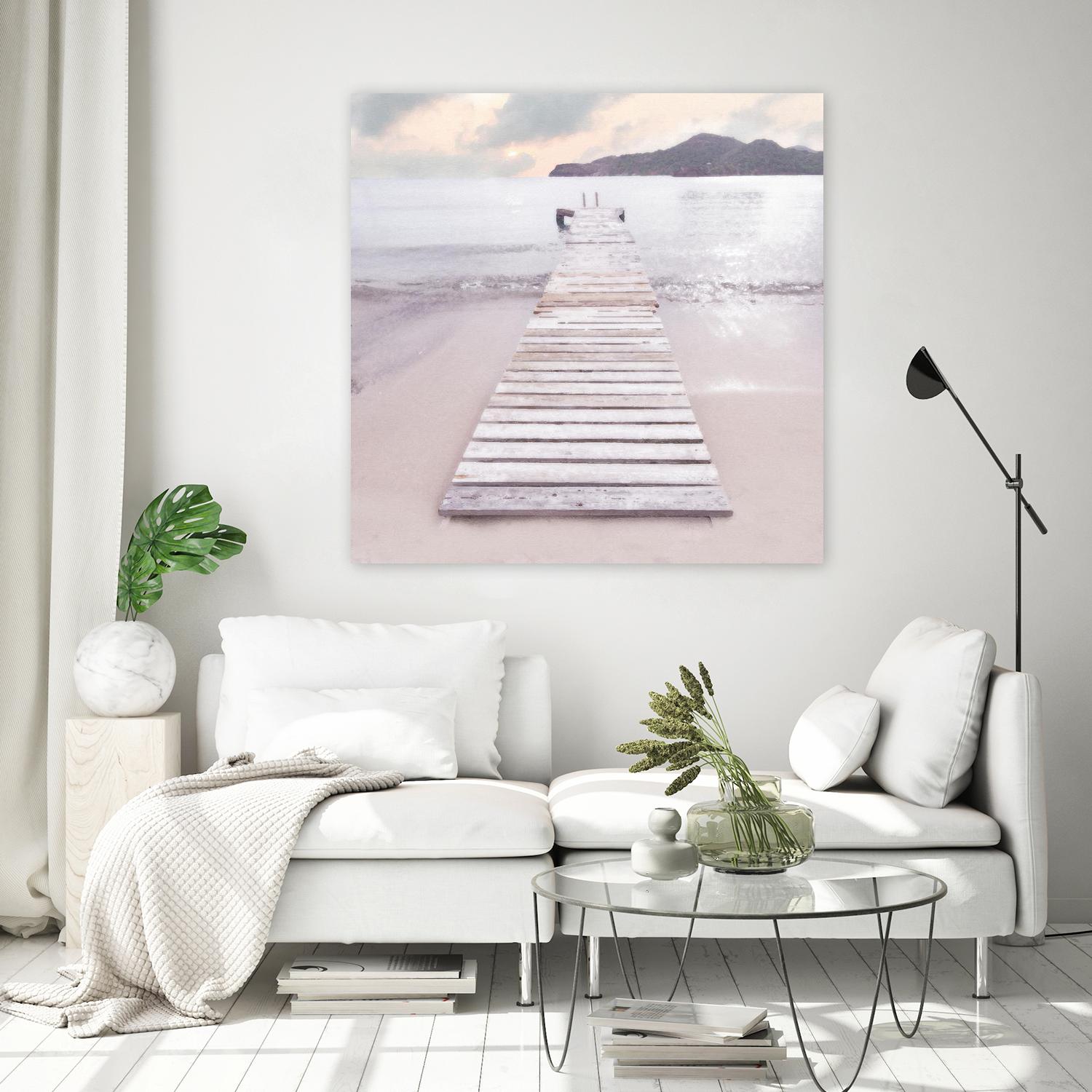 Zen No. 6 by Noah Bay on GIANT ART - multi coastal, landscapes, beaches, docks/piers, ocean