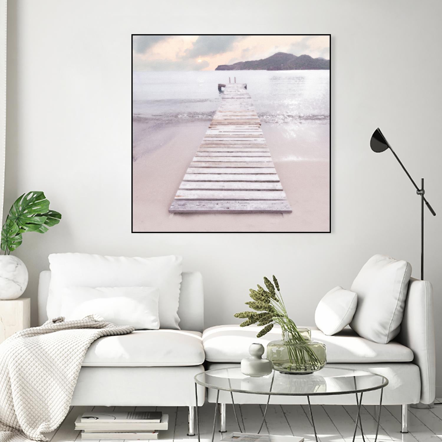 Zen No. 6 by Noah Bay on GIANT ART - multi coastal, landscapes, beaches, docks/piers, ocean