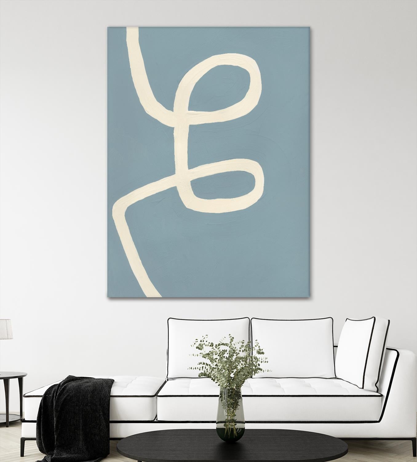 Unrestricted by Bronwyn Baker on GIANT ART - blue, white abstracts, contemporary