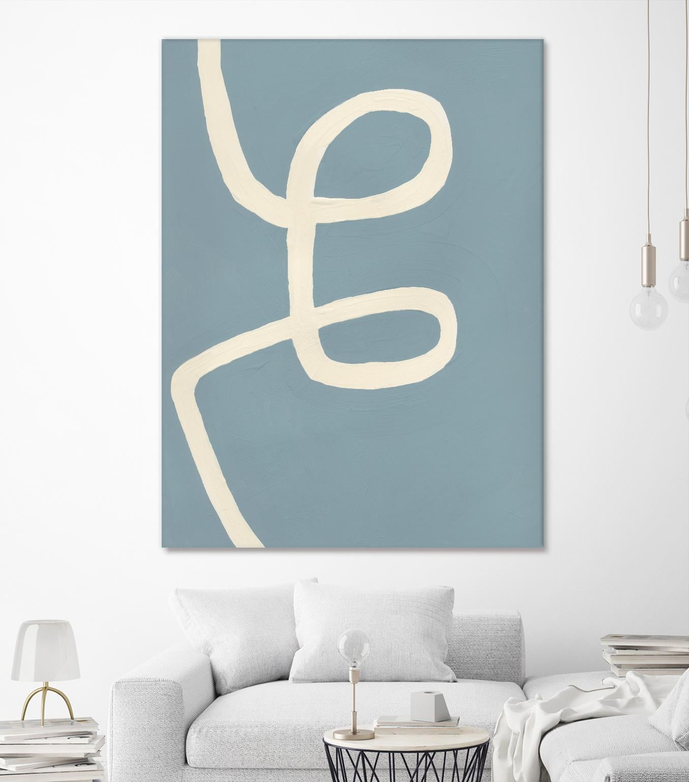 Unrestricted by Bronwyn Baker on GIANT ART - blue, white abstracts, contemporary