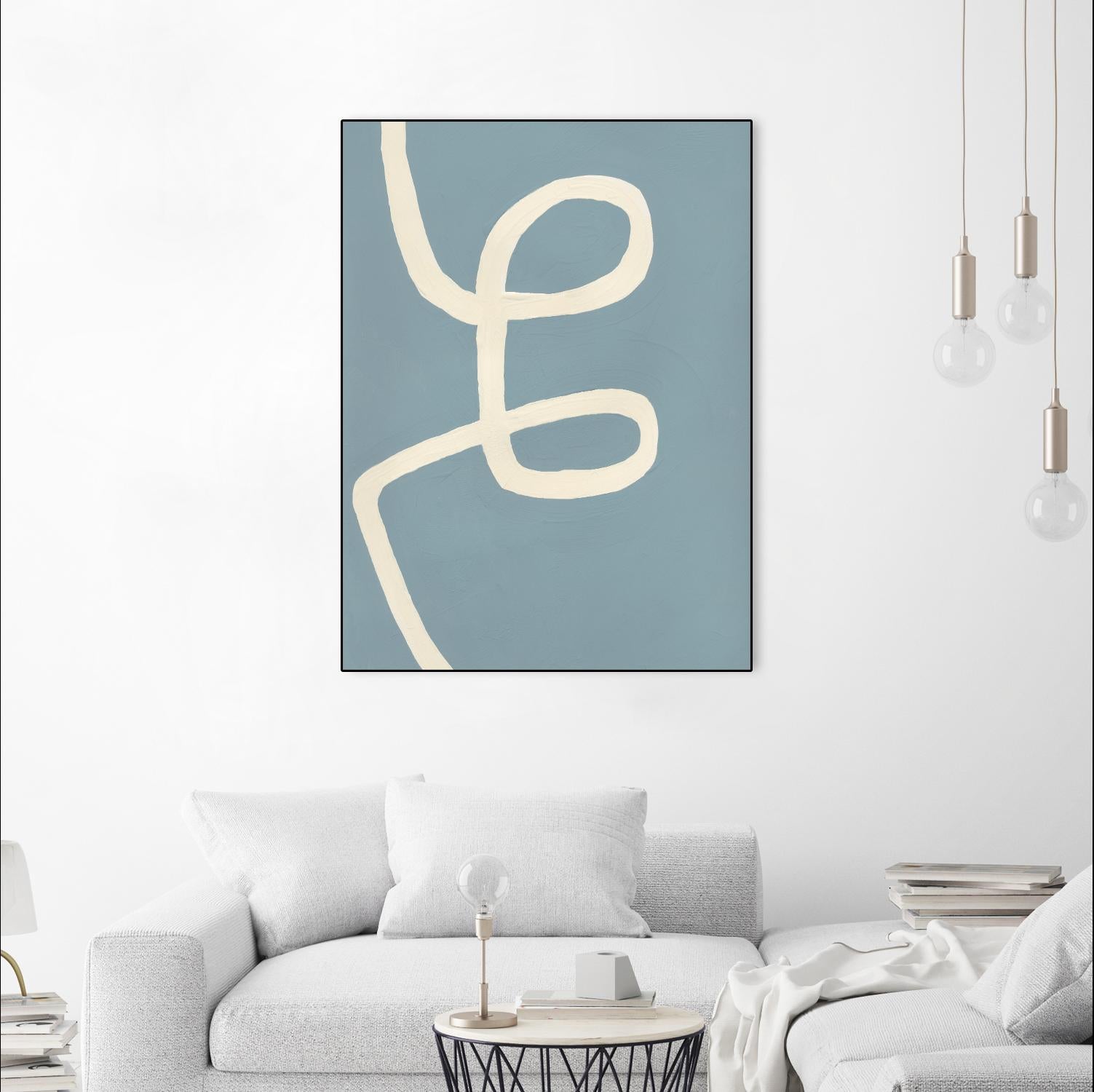 Unrestricted by Bronwyn Baker on GIANT ART - blue, white abstracts, contemporary