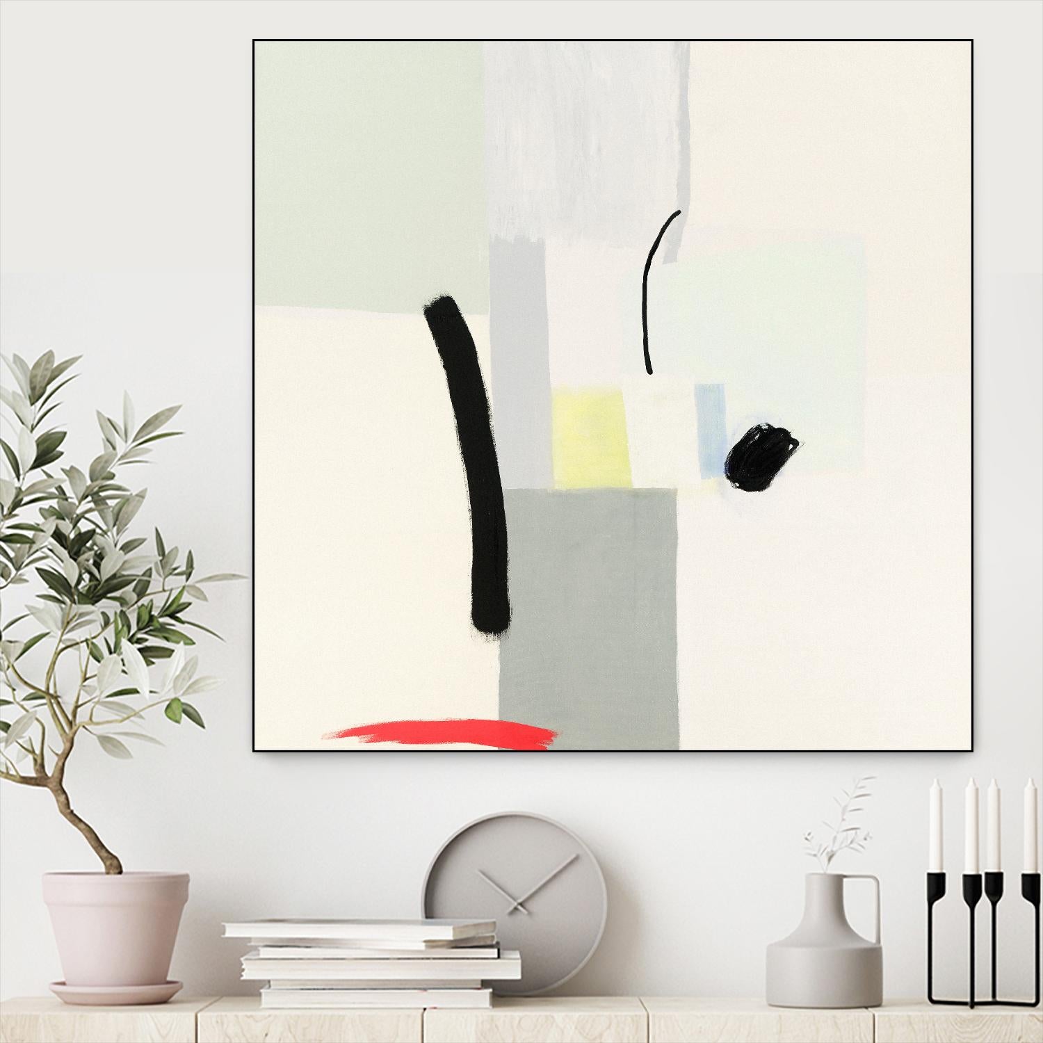 Interruptions by Aliza Cohen on GIANT ART - multicolor abstracts; contemporary