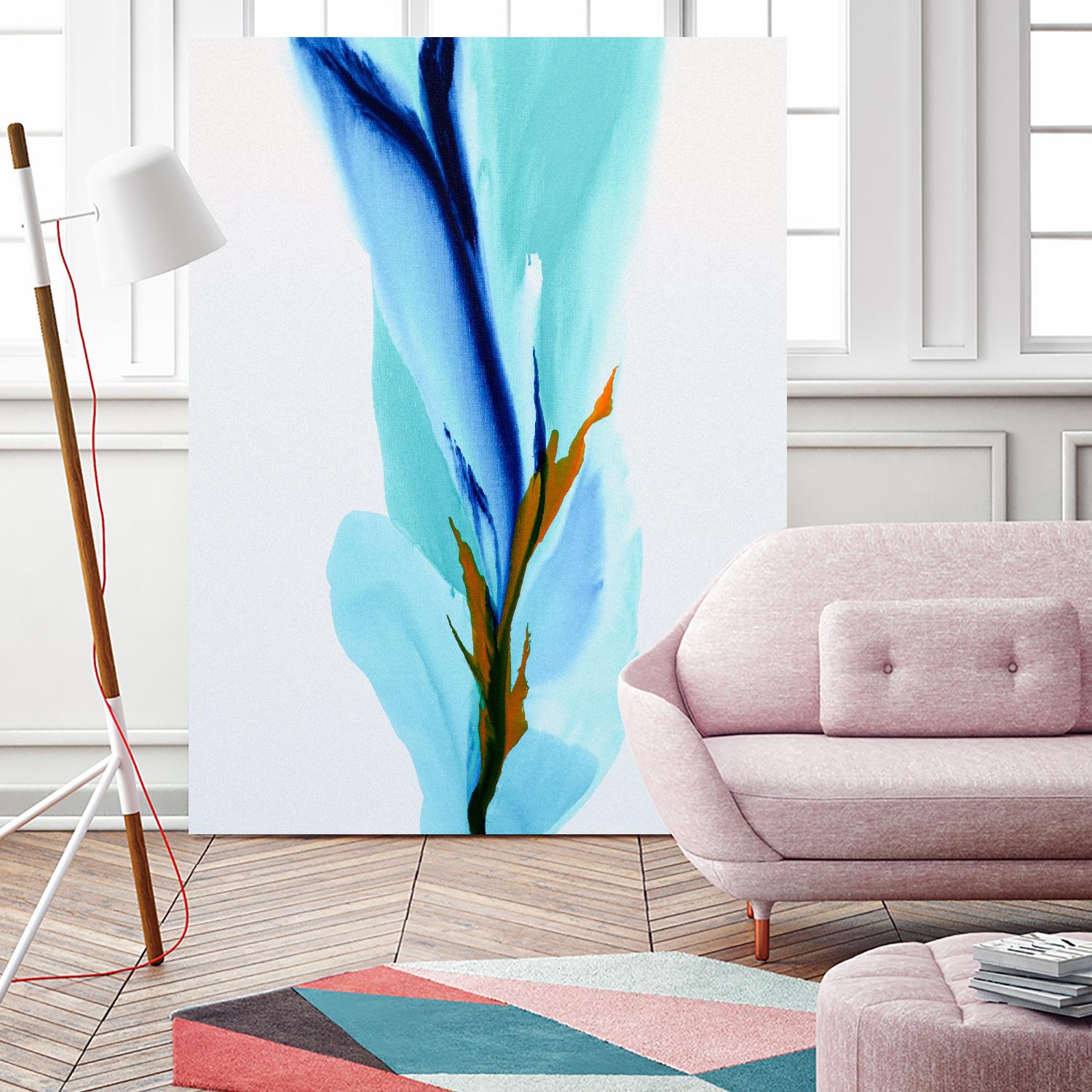 Springs Calling Card by Patricia Coulter on GIANT ART - blue abstract