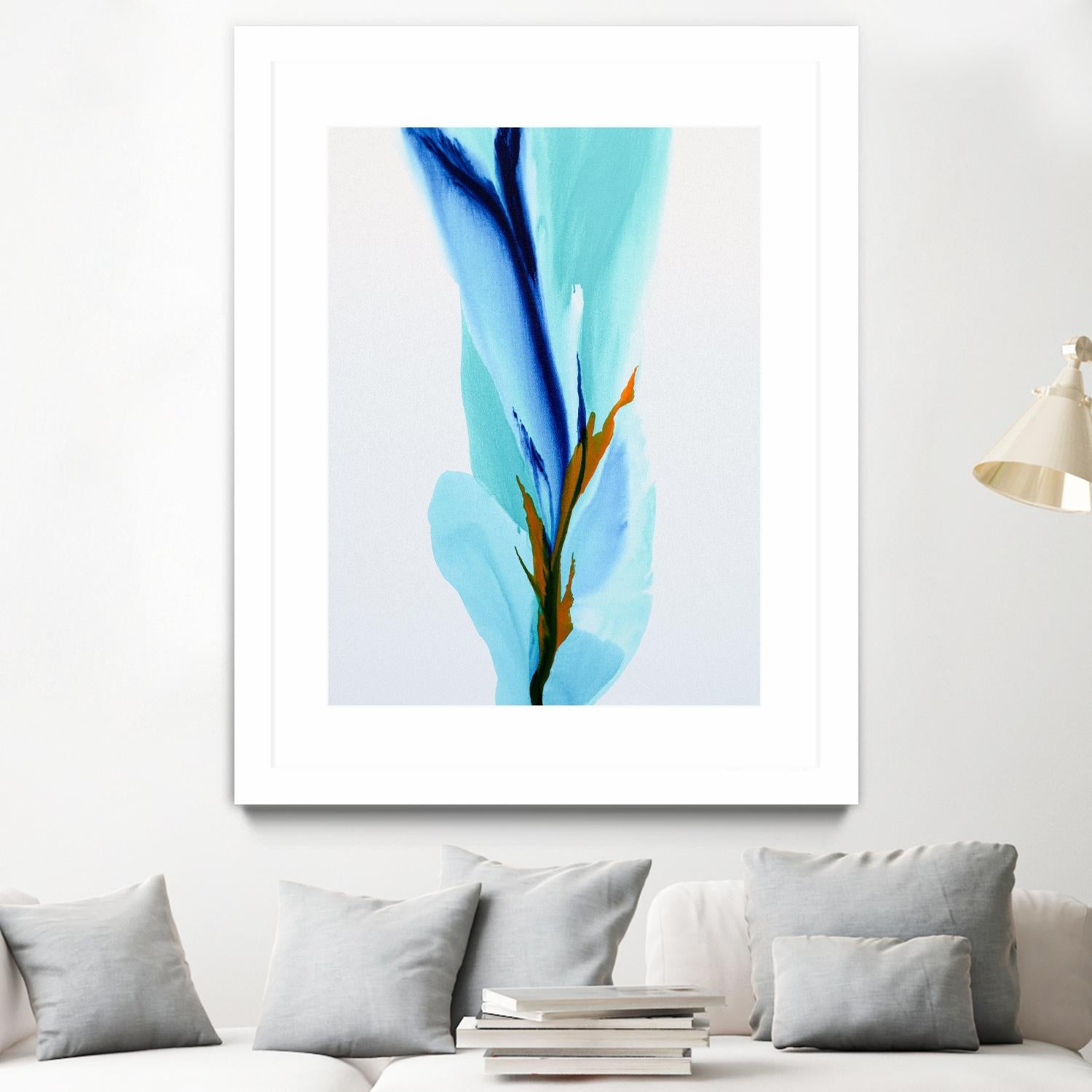 Springs Calling Card by Patricia Coulter on GIANT ART - blue abstract
