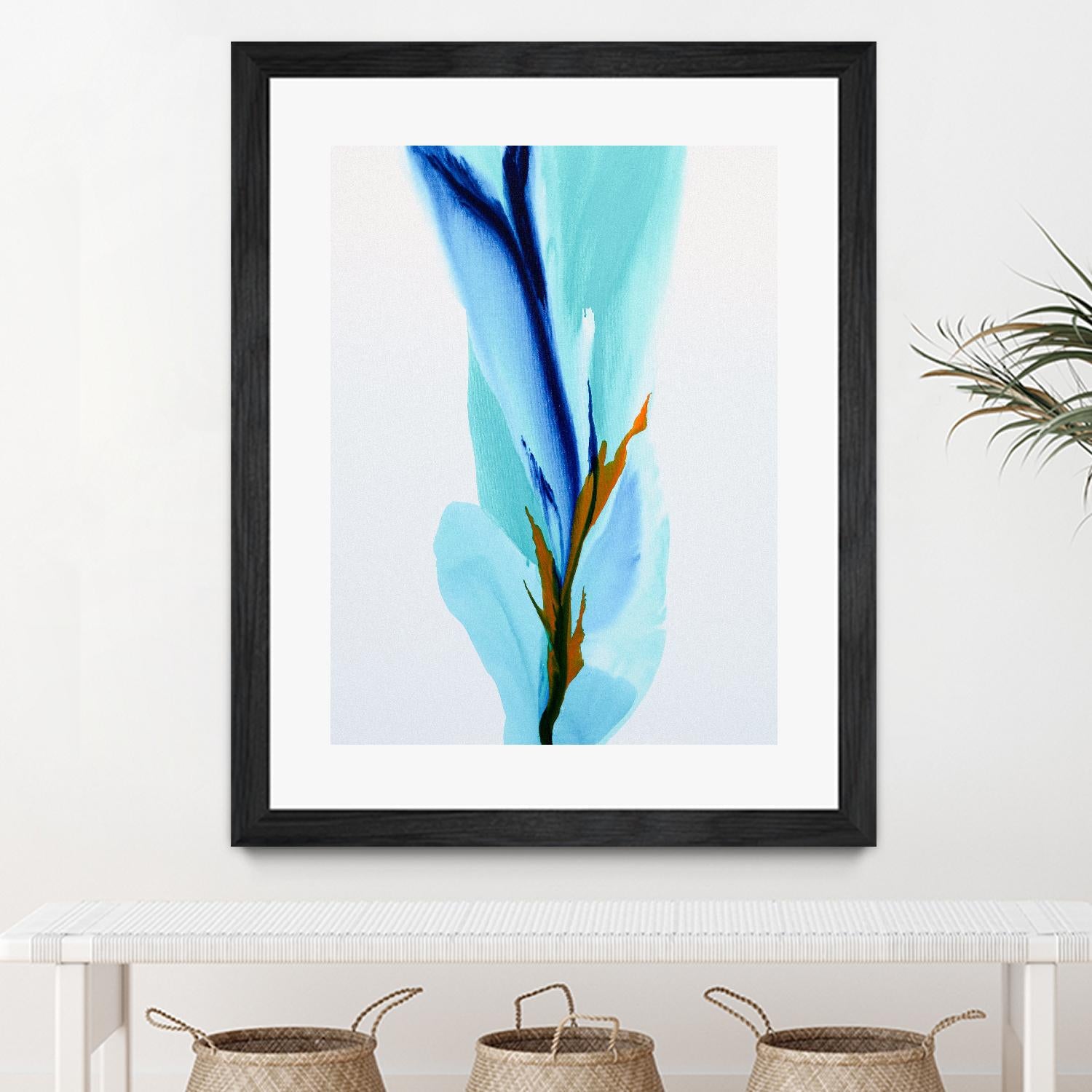 Springs Calling Card by Patricia Coulter on GIANT ART - blue abstract