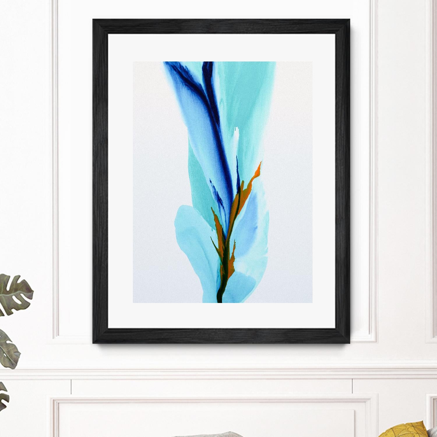 Springs Calling Card by Patricia Coulter on GIANT ART - blue abstract