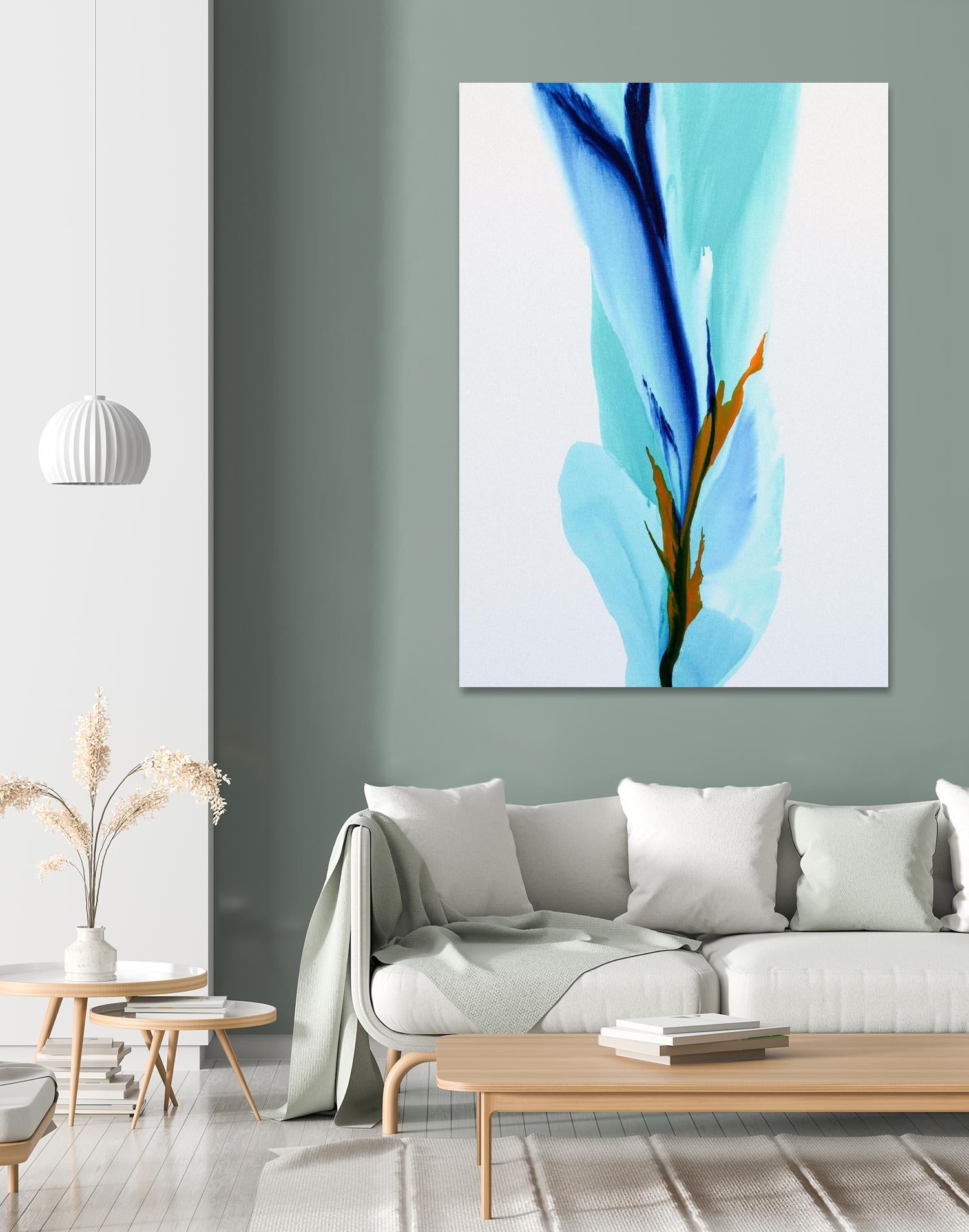 Springs Calling Card by Patricia Coulter on GIANT ART - blue abstract