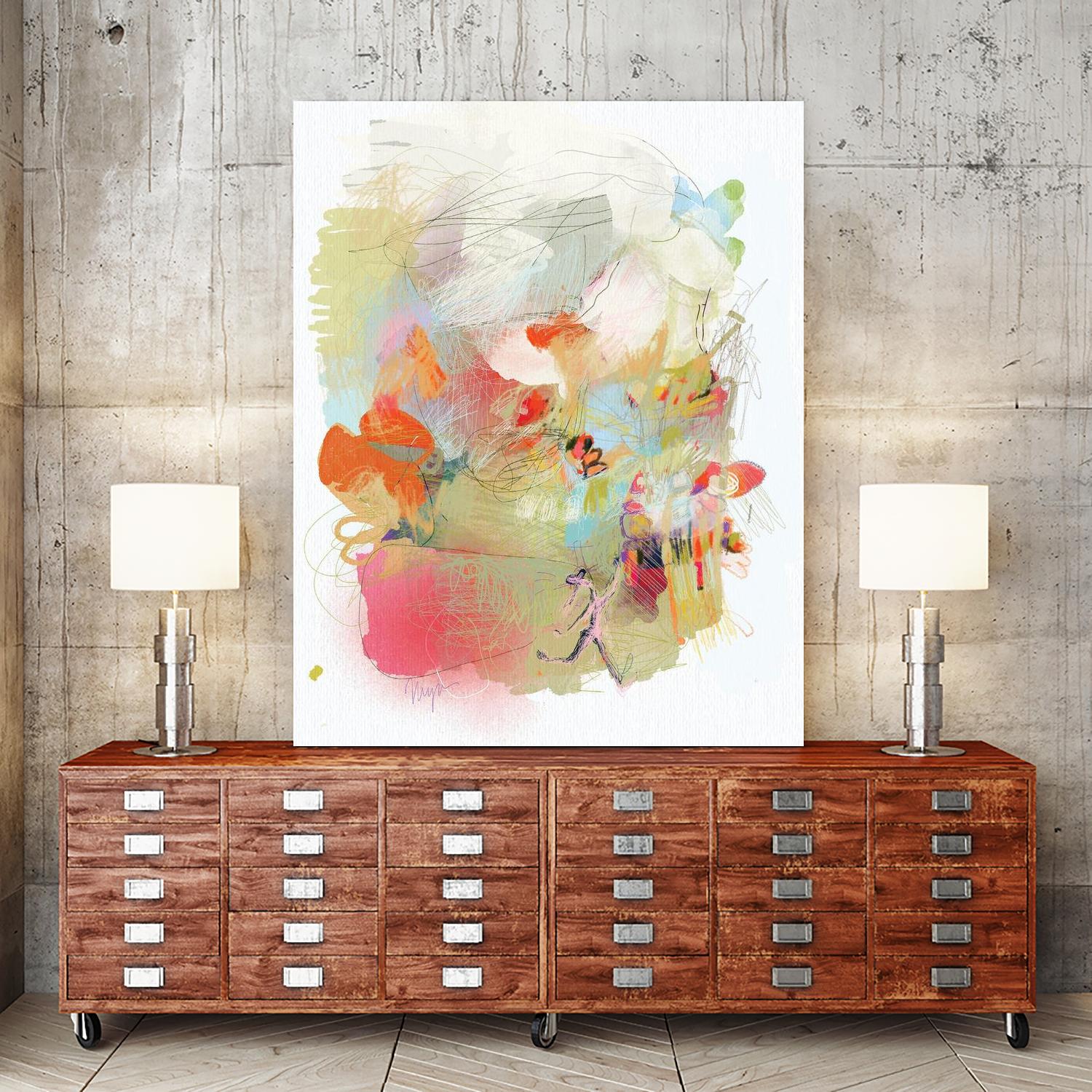 Accesorios para el II by A. Vega on GIANT ART - beige bathroom