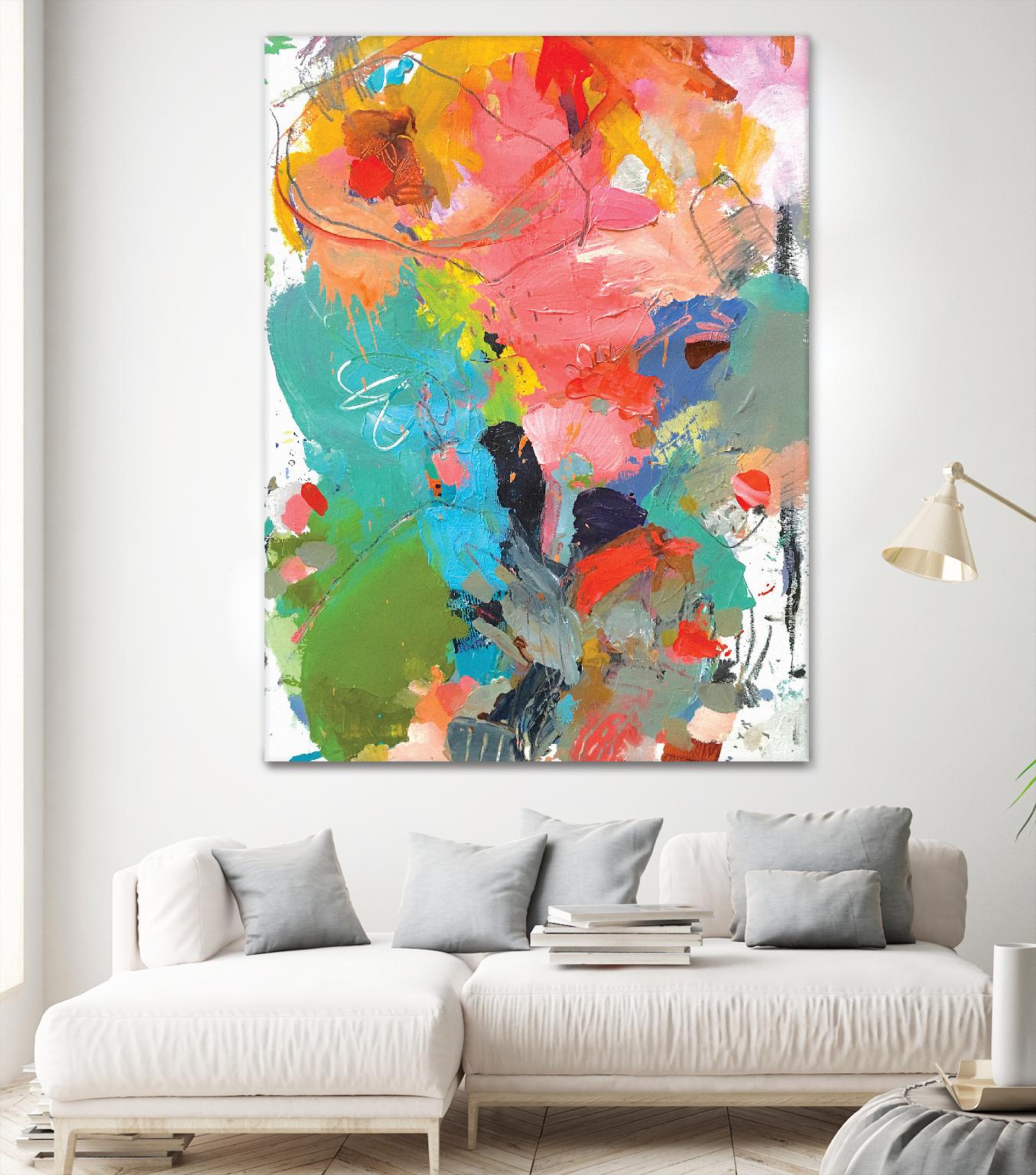 Pear by Niya Christine on GIANT ART - multicolor abstracts, contemporary