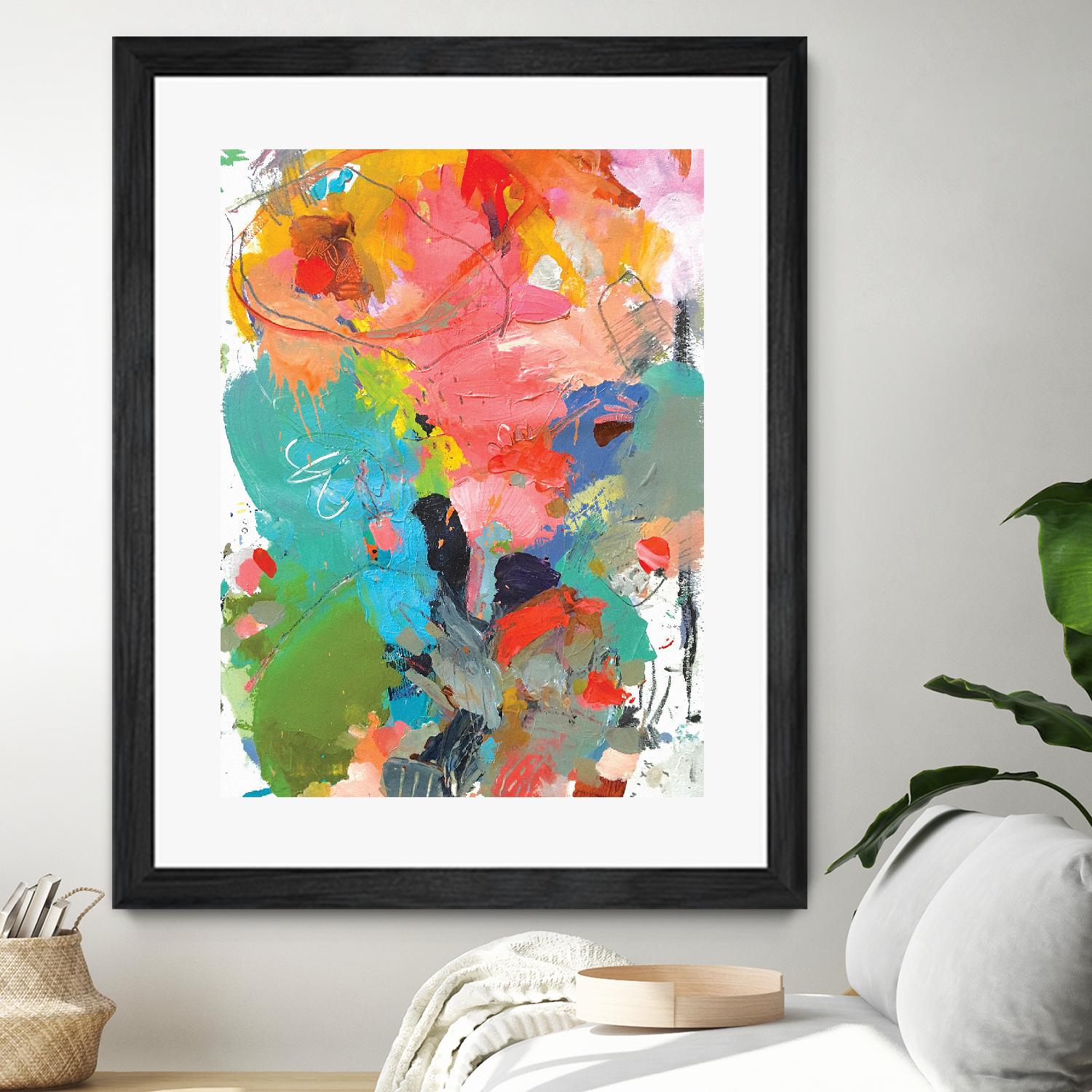 Pear by Niya Christine on GIANT ART - multicolor abstracts, contemporary