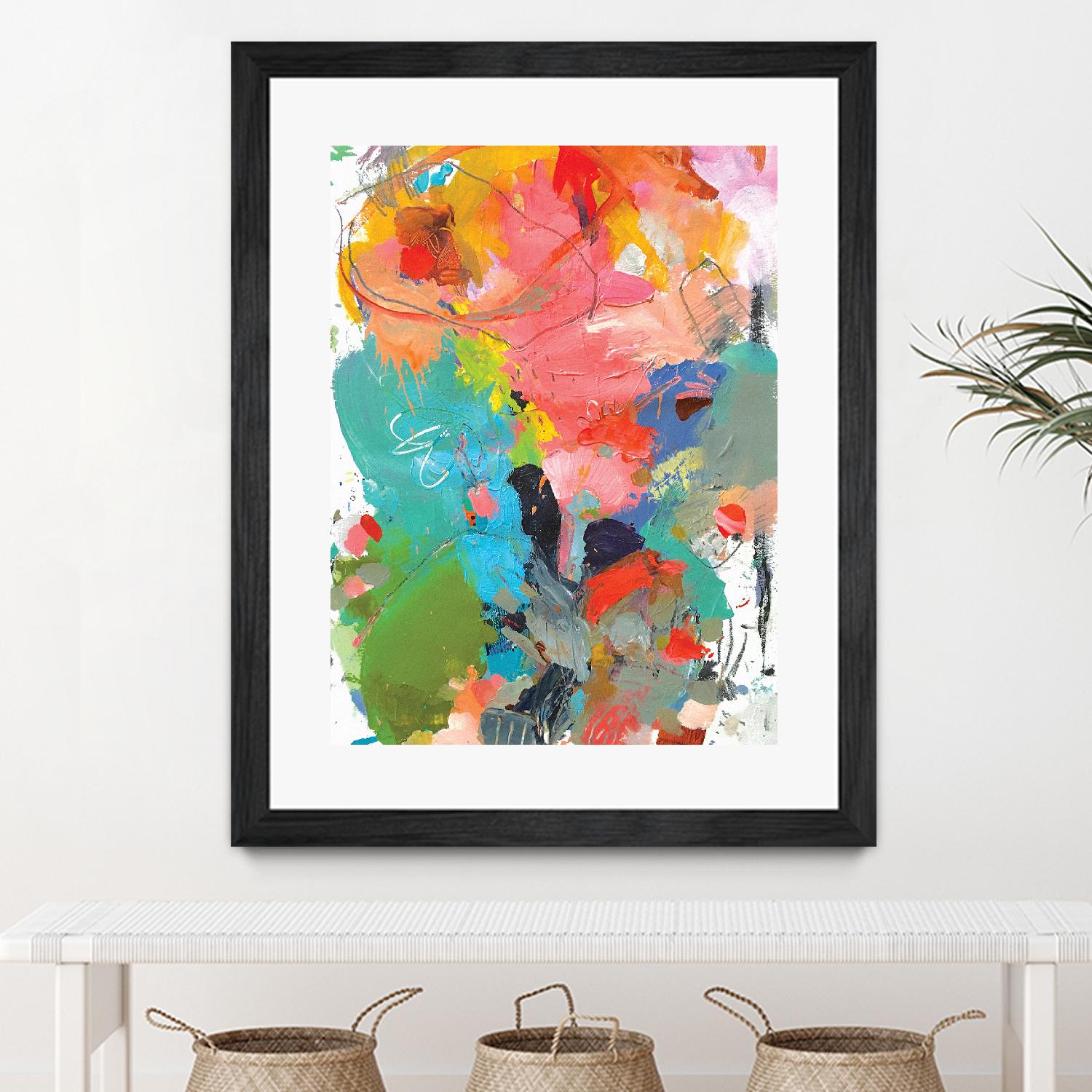 Pear by Niya Christine on GIANT ART - multicolor abstracts, contemporary