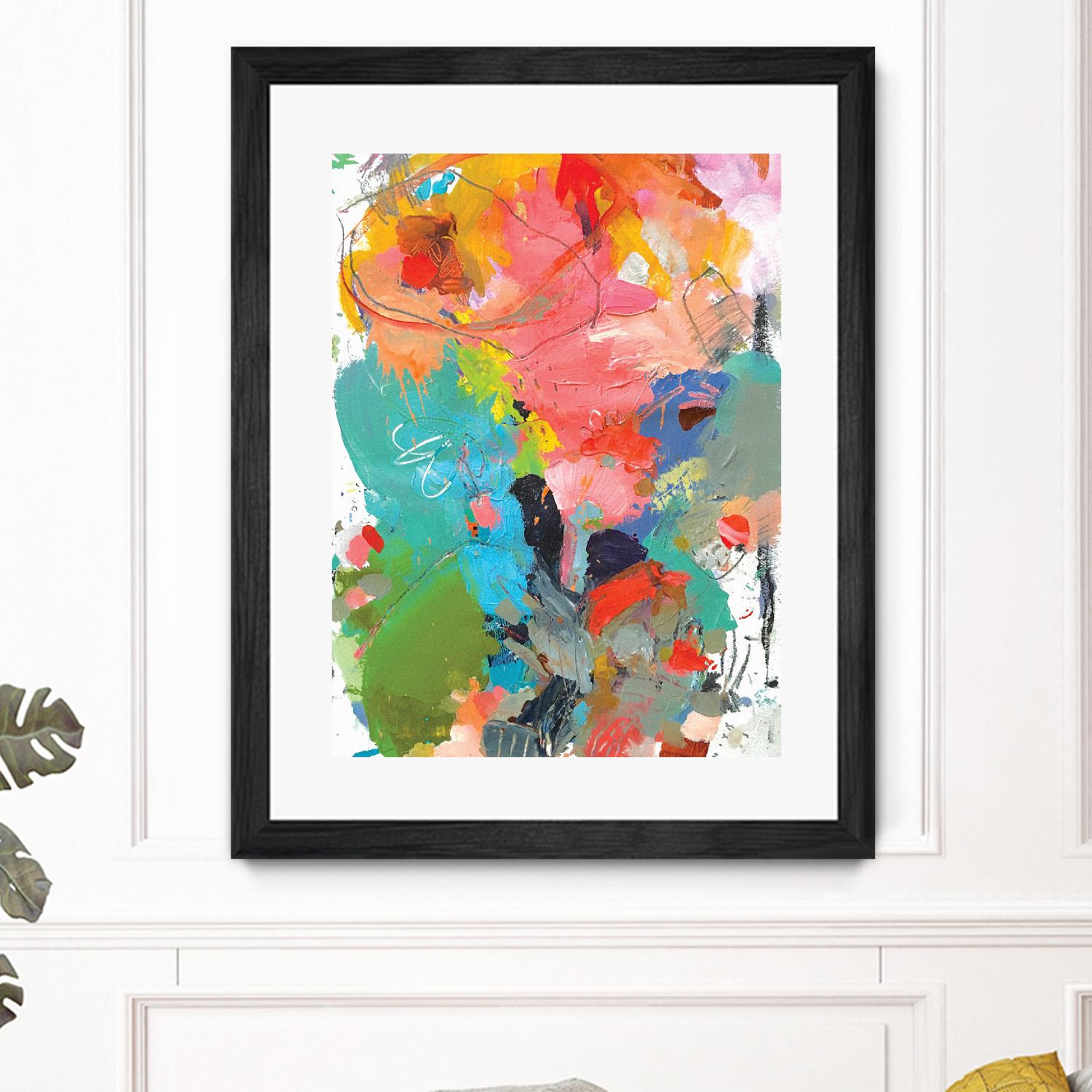 Pear by Niya Christine on GIANT ART - multicolor abstracts, contemporary