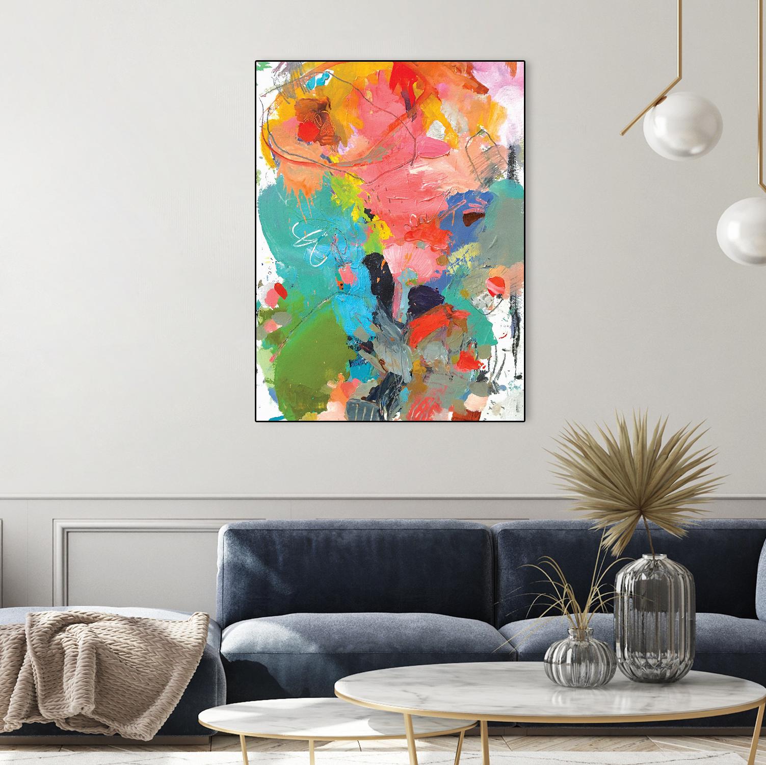 Pear by Niya Christine on GIANT ART - multicolor abstracts, contemporary