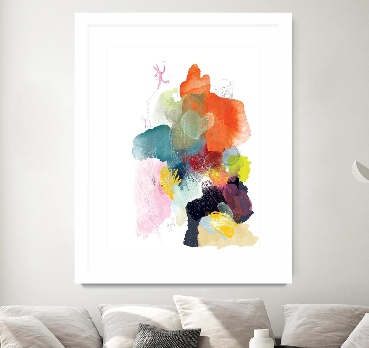 Ave del paraiso by A. Vega on GIANT ART - green floral