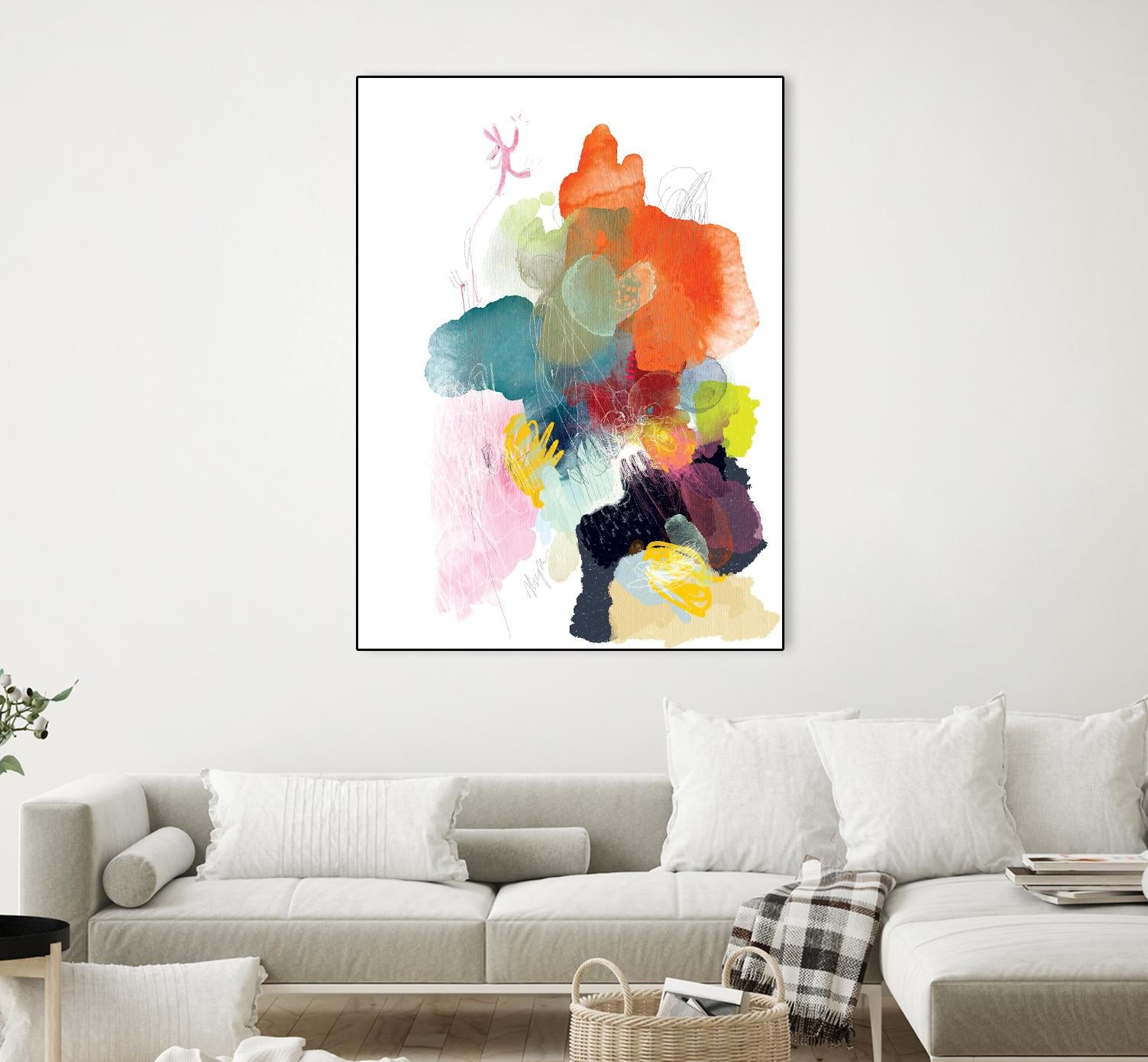 Ave del paraiso by A. Vega on GIANT ART - green floral