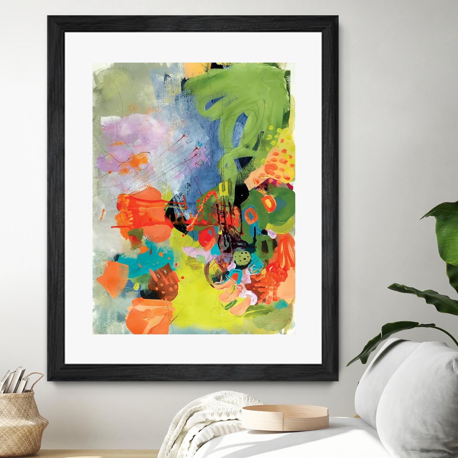 Pina-Ananas by A. Vega on GIANT ART - green floral